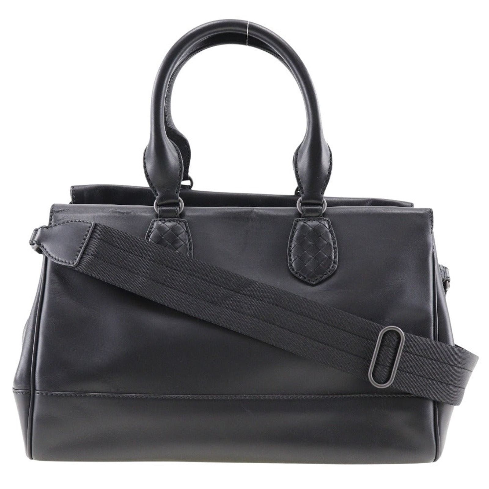 Bottega Veneta Intrecciato Leather Top Handle Bag
