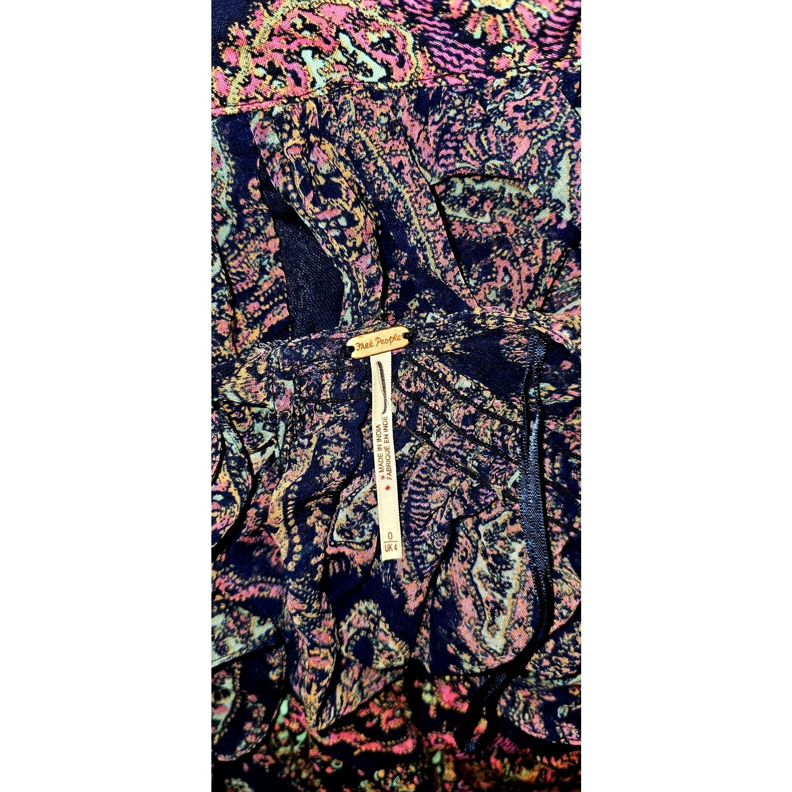 Free People New Free People Mirage Boho Paisley Maxi Dress $198 Size 0 Size XS / US 0-2 / IT 36-38 - 6 Thumbnail