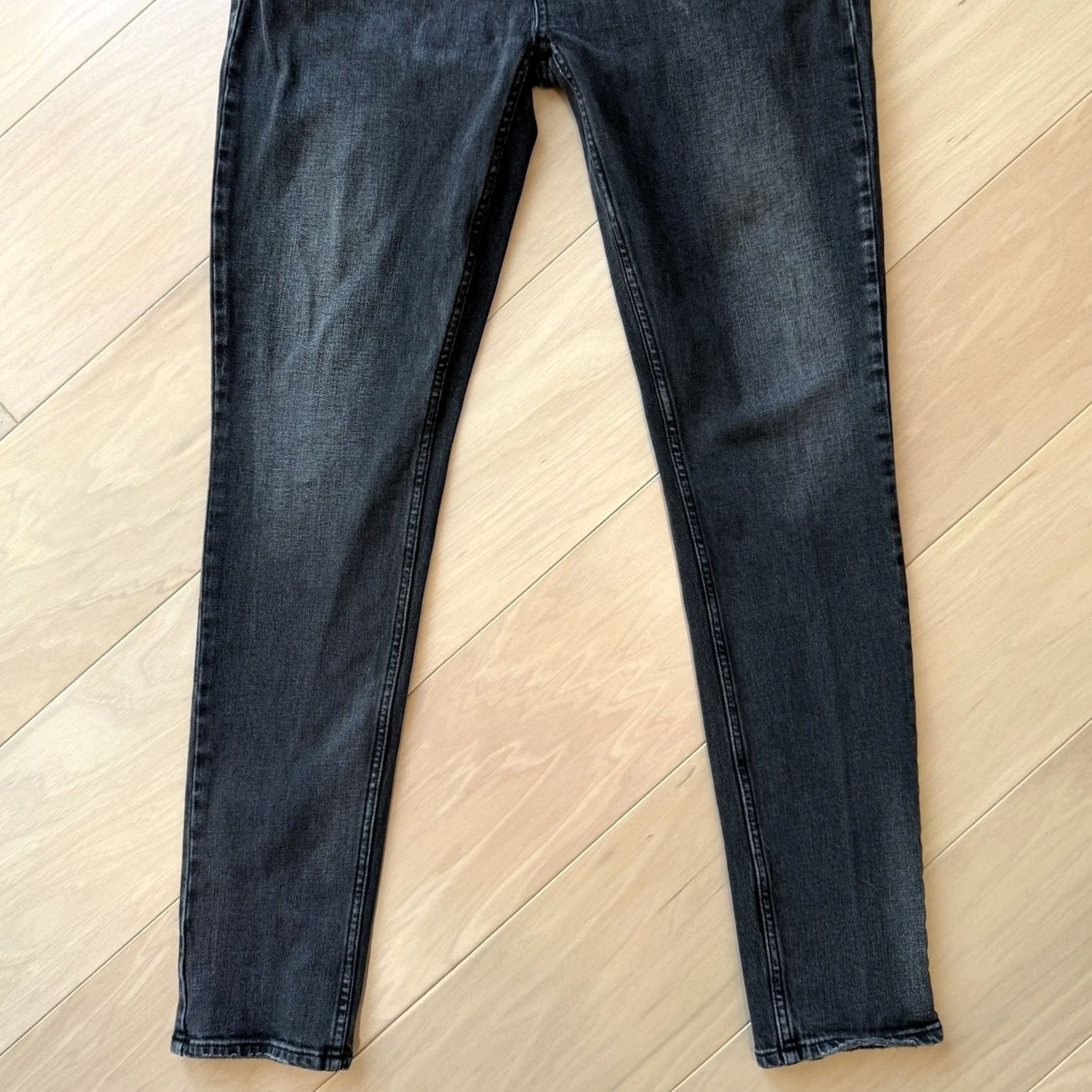 Ksubi Ksubi Jeans 34 Black Dark Wash Skinny Fit Denim Streetwear Jeans Mens Regular Rise Mid Button Logo 34x31.5 501 Style broad Size US 34 / EU 50 - 4 Thumbnail