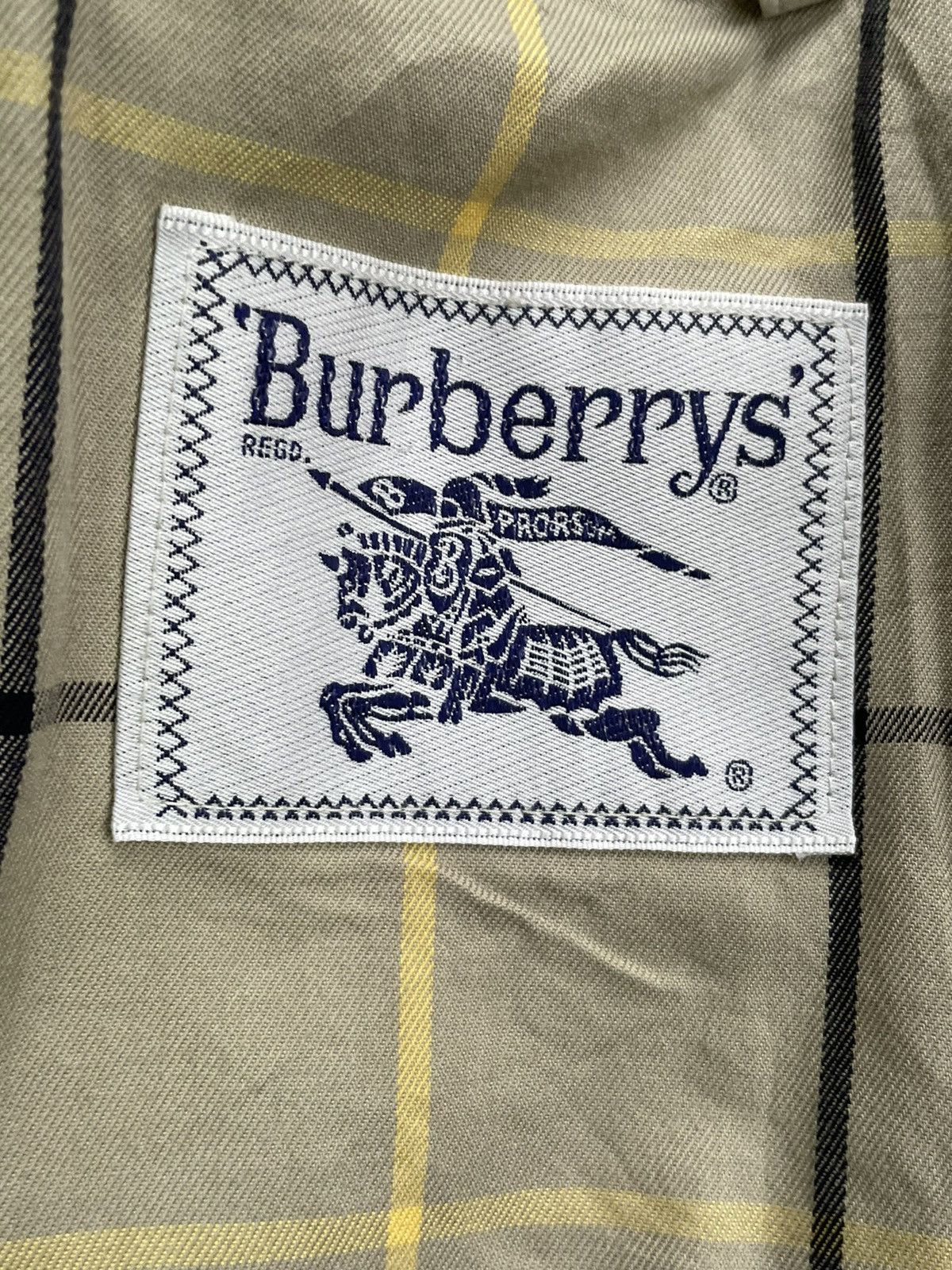 Burberry × Designer × Vintage Vintage Burberrys Trench Jacket Size XL / US 12-14 / IT 48-50 - 9 Thumbnail
