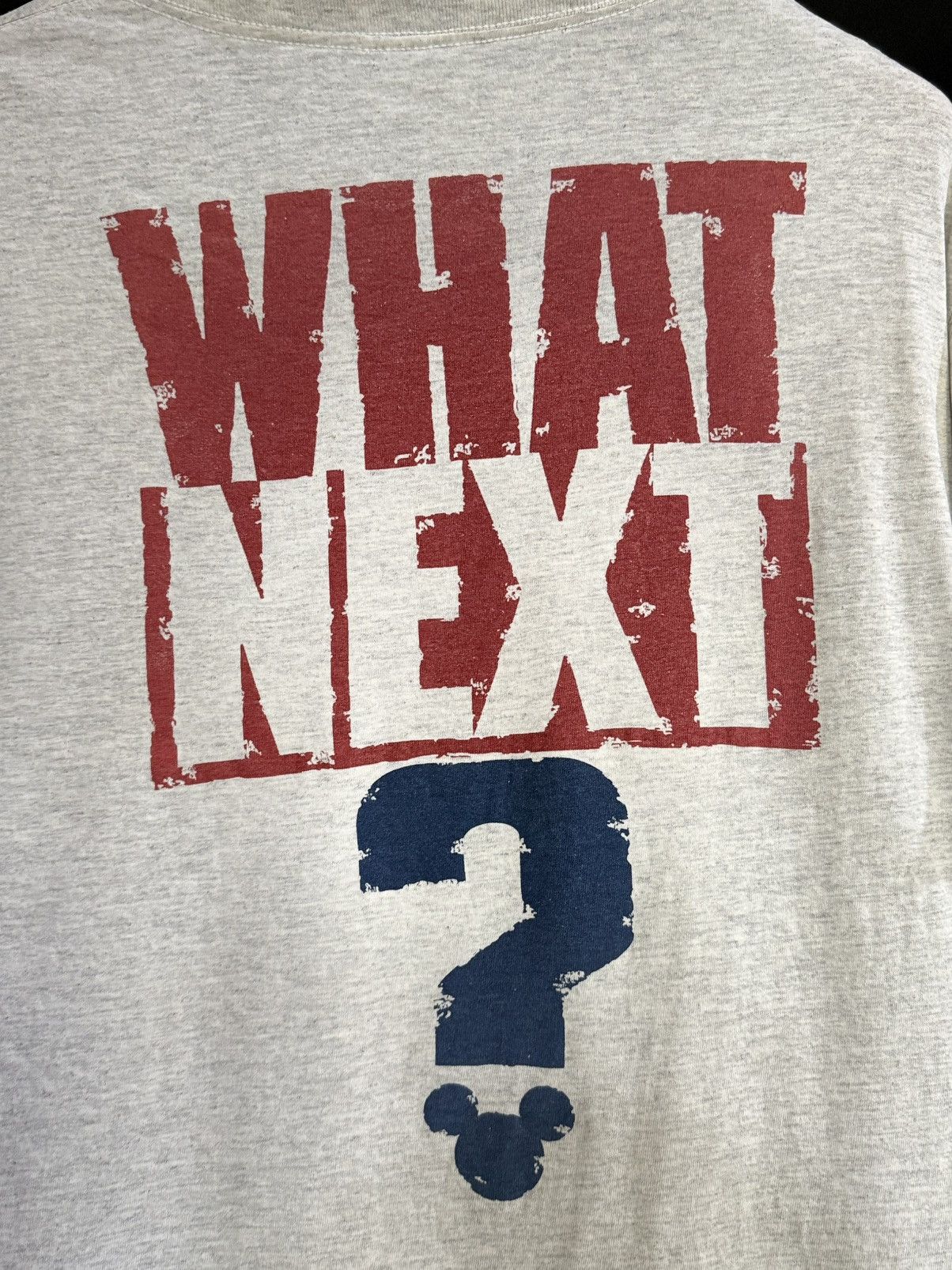 Disney Thrashed Vintage Mickey Mouse Gear What Netx ? faded Tee Size US L / EU 52-54 / 3 - 9 Thumbnail