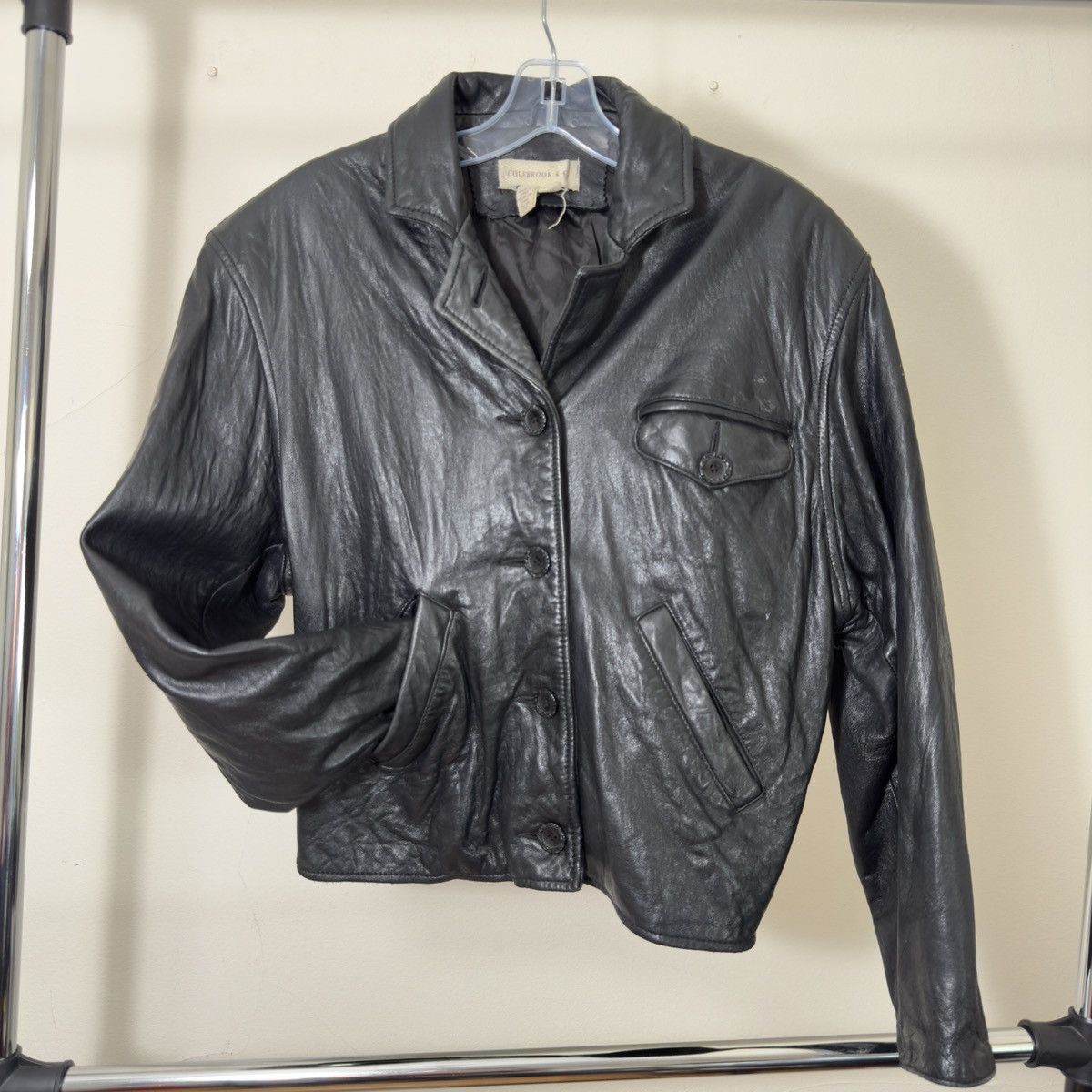 Other Vintage genuine leather jacket button-up fron Size US M / EU 48-50 / 2 - 1 Thumbnail