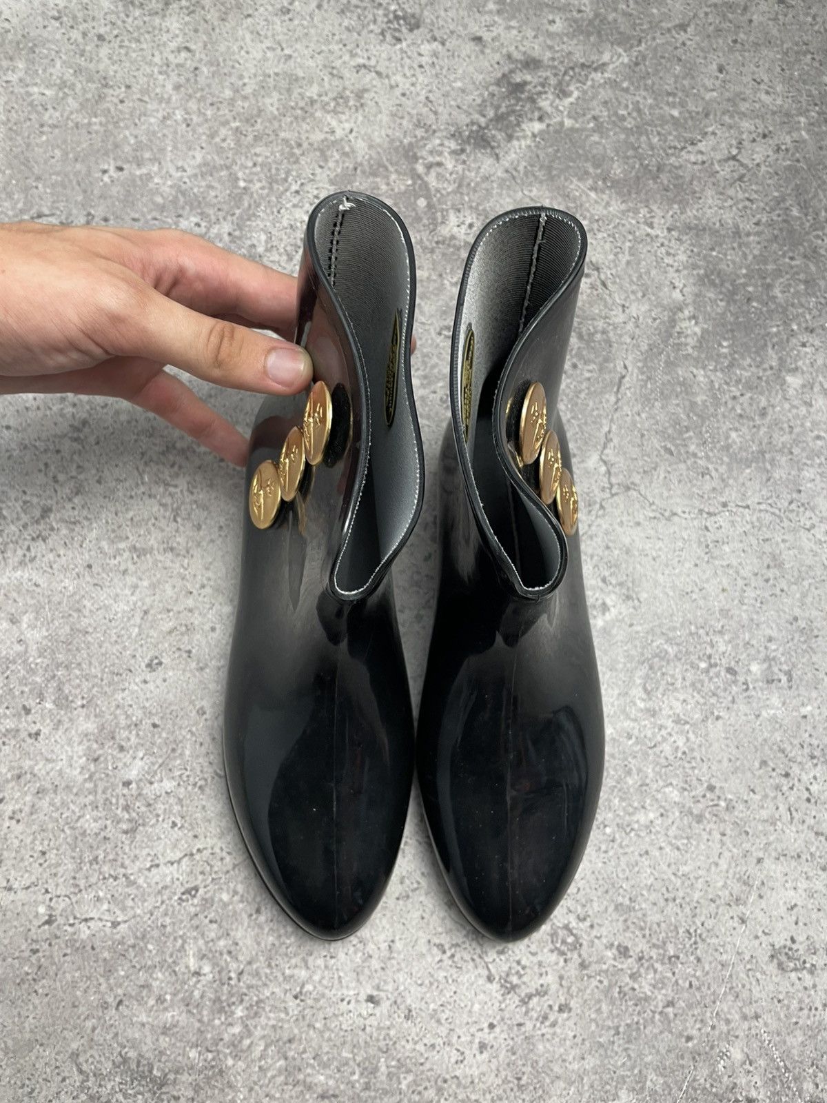 Melissa × Vivienne Westwood Vivienne Westwood Melissa Rubber Boots Size US 7 / IT 37 - 4 Thumbnail