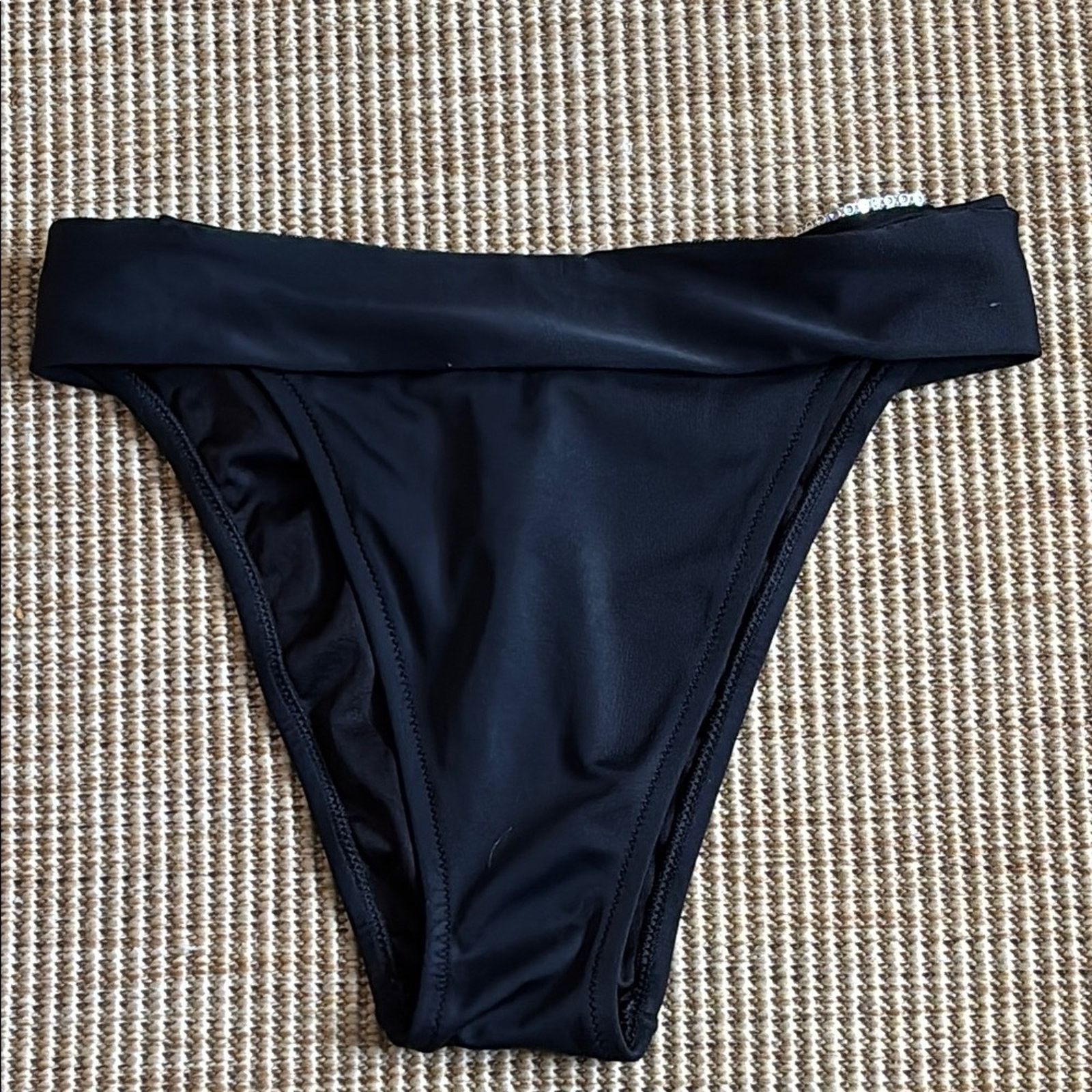 La Perla La Perla Black Bikini Bottom Rhinestone Diamonds Size XS Size ONE SIZE - 5 Thumbnail