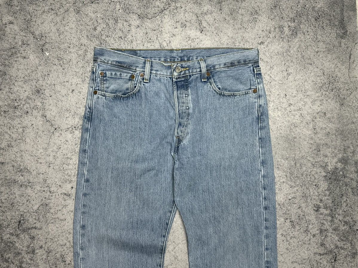 Levi's Vintage Levis 501 Baby Blue Jeans Pants 34x32 Size US 34 / EU 50 - 10 Thumbnail