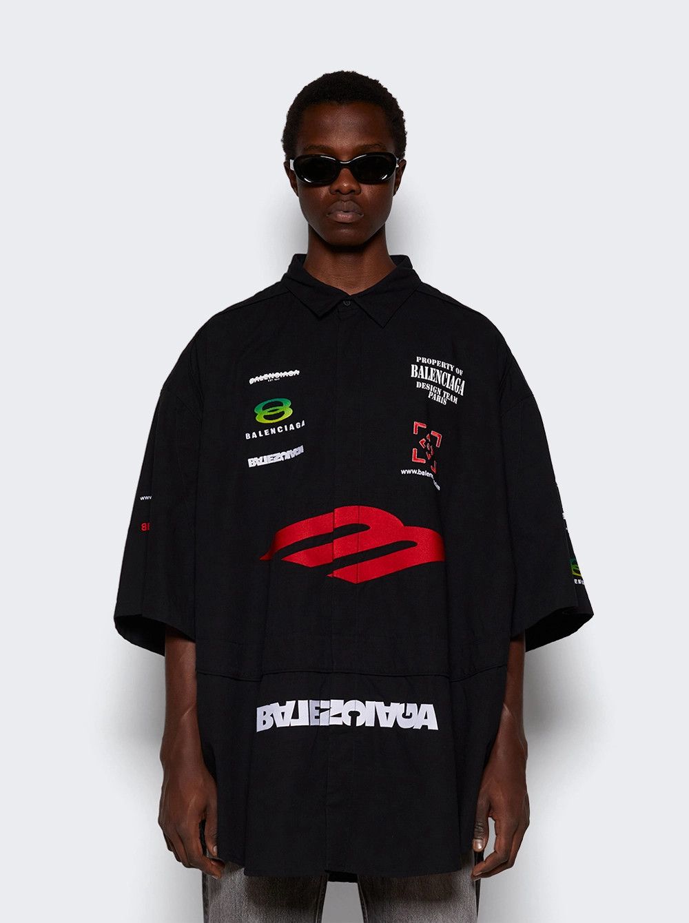 Balenciaga o1w1db10425 Gamer Shirt in Black Size US M / EU 48-50 / 2 - 3 Thumbnail