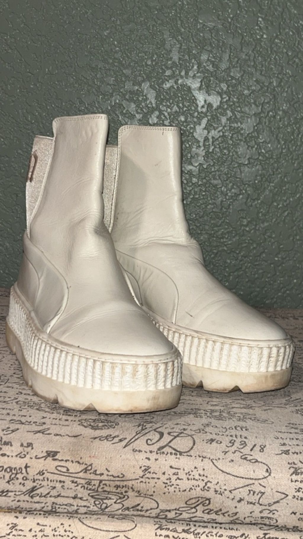 Puma Women's PUMA FENTY Creeper Ankle Boots White Size 7 Size US 7 / IT 37 - 4 Thumbnail