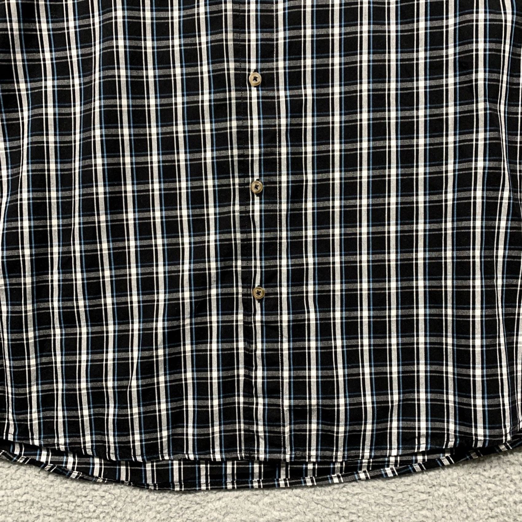 Wrangler Wrangler Button-Up Shirt Men’s 2XL Short Sleeve Black White Plaid Size US XXL / EU 58 / 5 - 3 Thumbnail