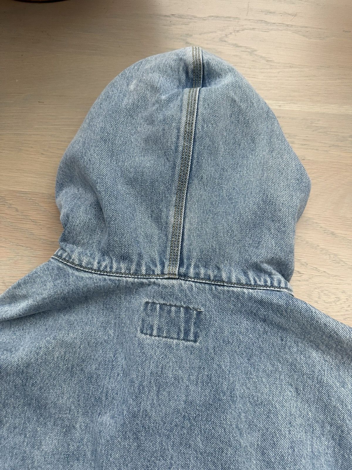 Stingwater tribal denim hooded jacket