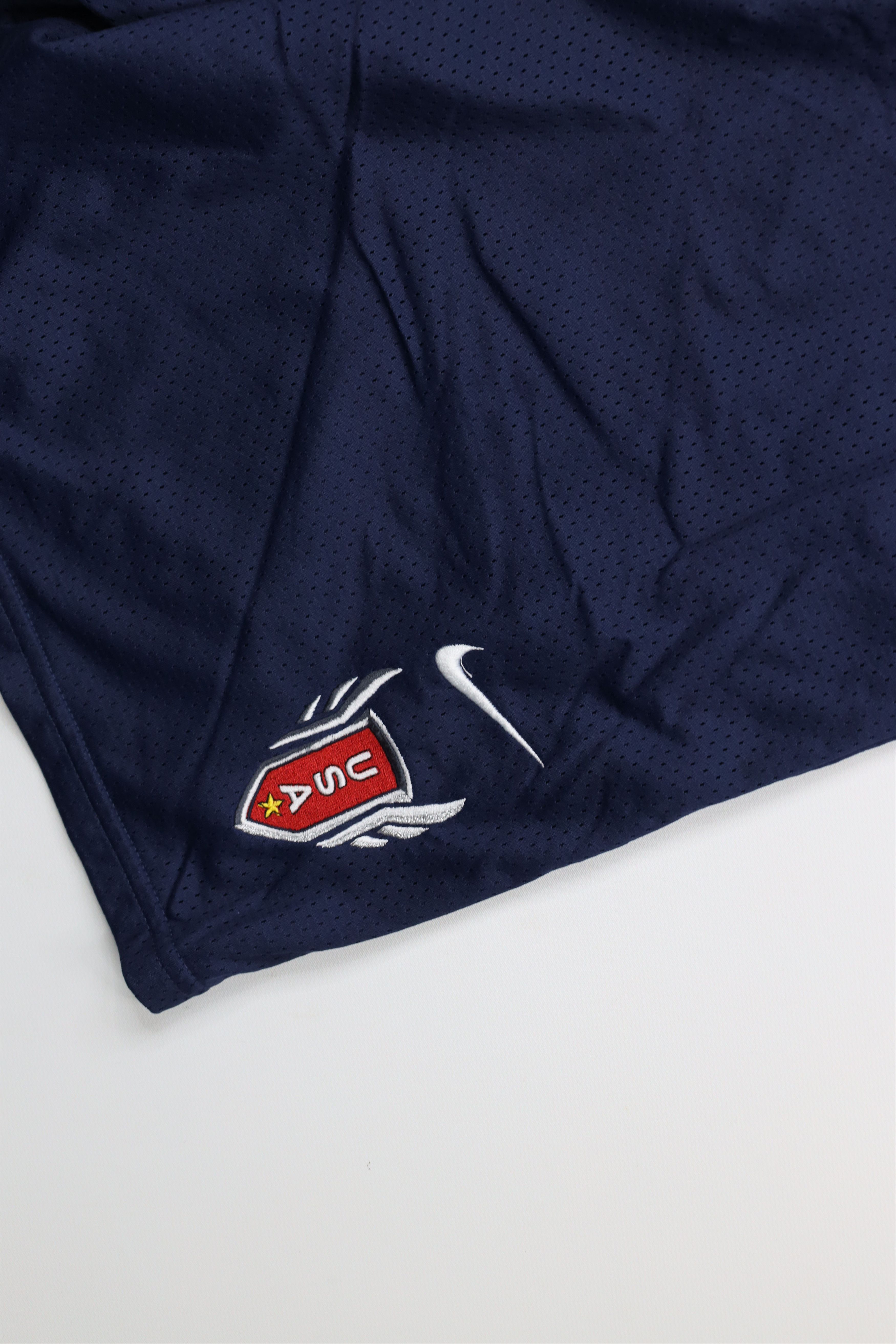 Nike × Vintage Nike Spell Out Team USA Track and Field Mesh Shorts Blue Size US 30 / EU 46 - 4 Thumbnail