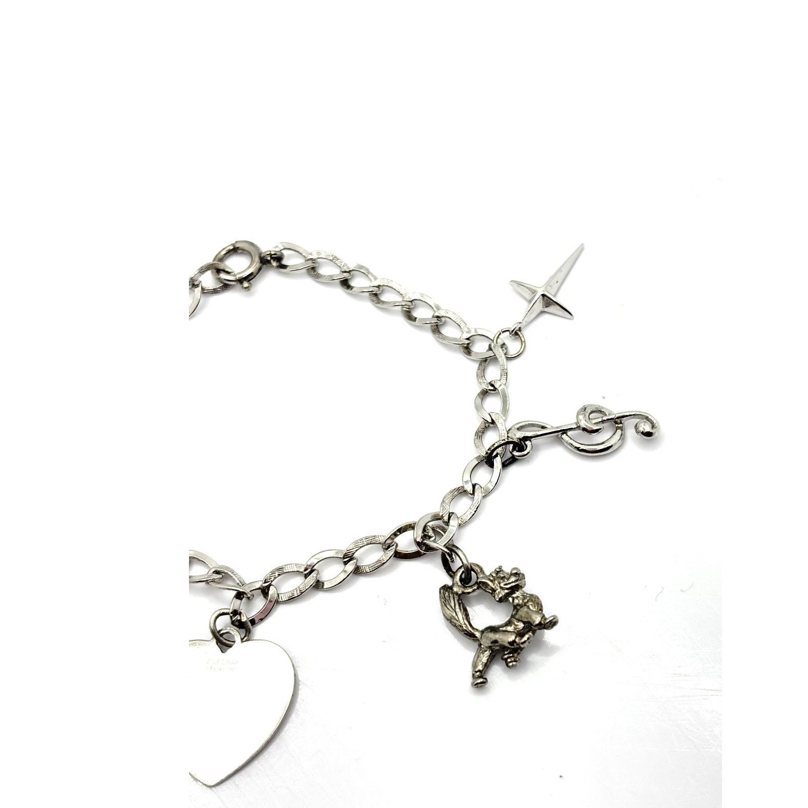 Vintage VINTAGE Sterling Silver Sweet 16 Themed Multi Charm Bracelet Size ONE SIZE - 4 Thumbnail