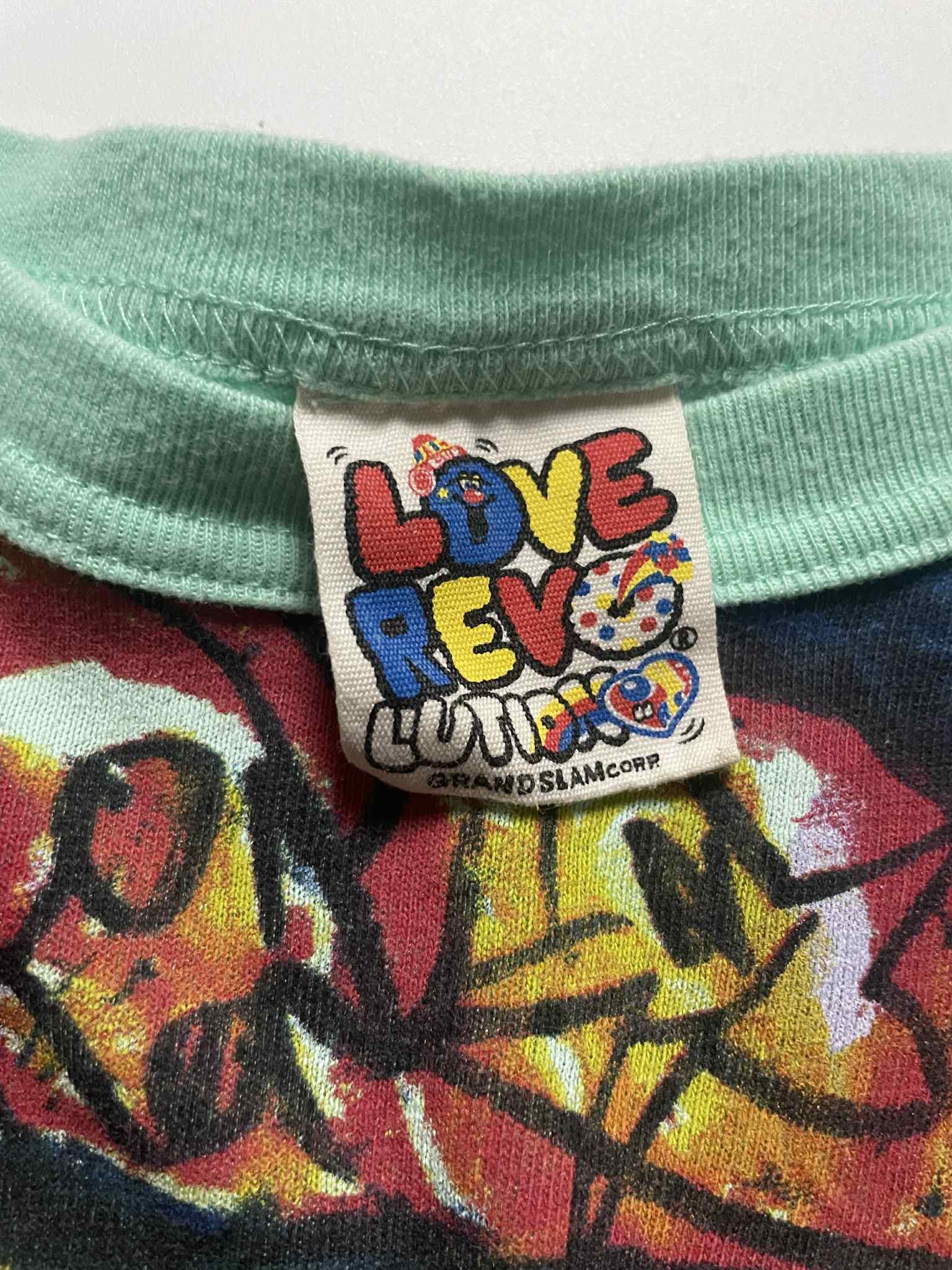 Vintage Vintage Grand Slam Love Revolution Long Sleeve Art Shirt Size XXS / US 00 / IT 34 - 4 Thumbnail