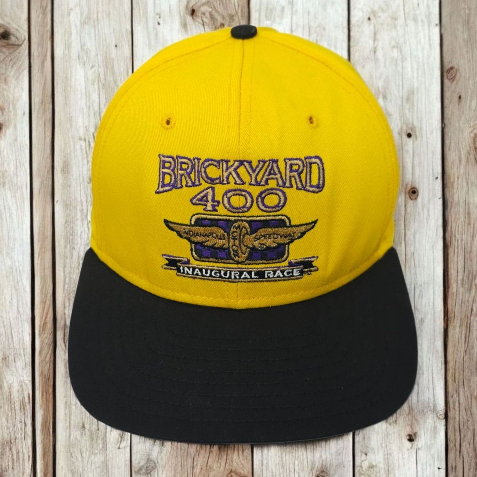 Delong Backyard 400 Inaugural Race Snapback Cap Trucker 1994 Hat Size ONE SIZE - 1 Thumbnail