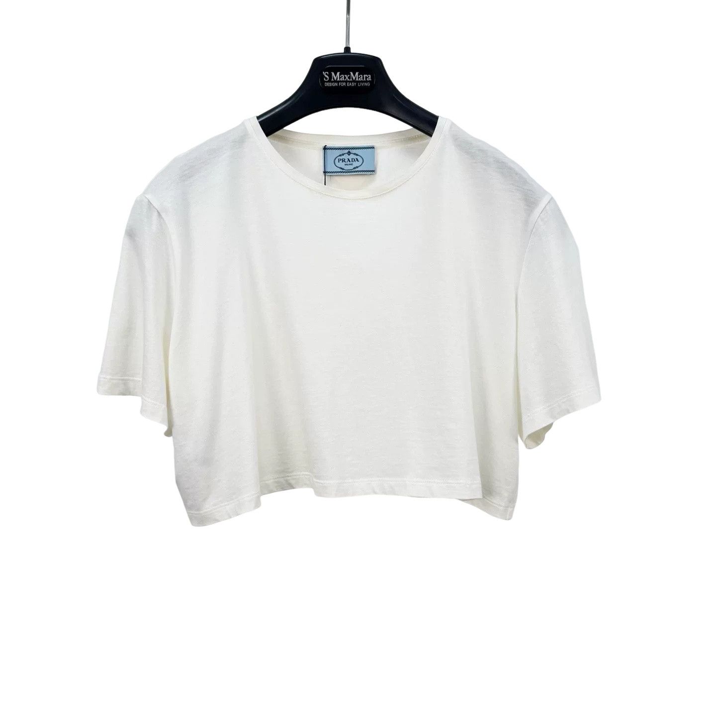 Prada Prada Back Triangle Logo T-Shirt Size S Size US S / EU 44-46 / 1 - 1 Thumbnail