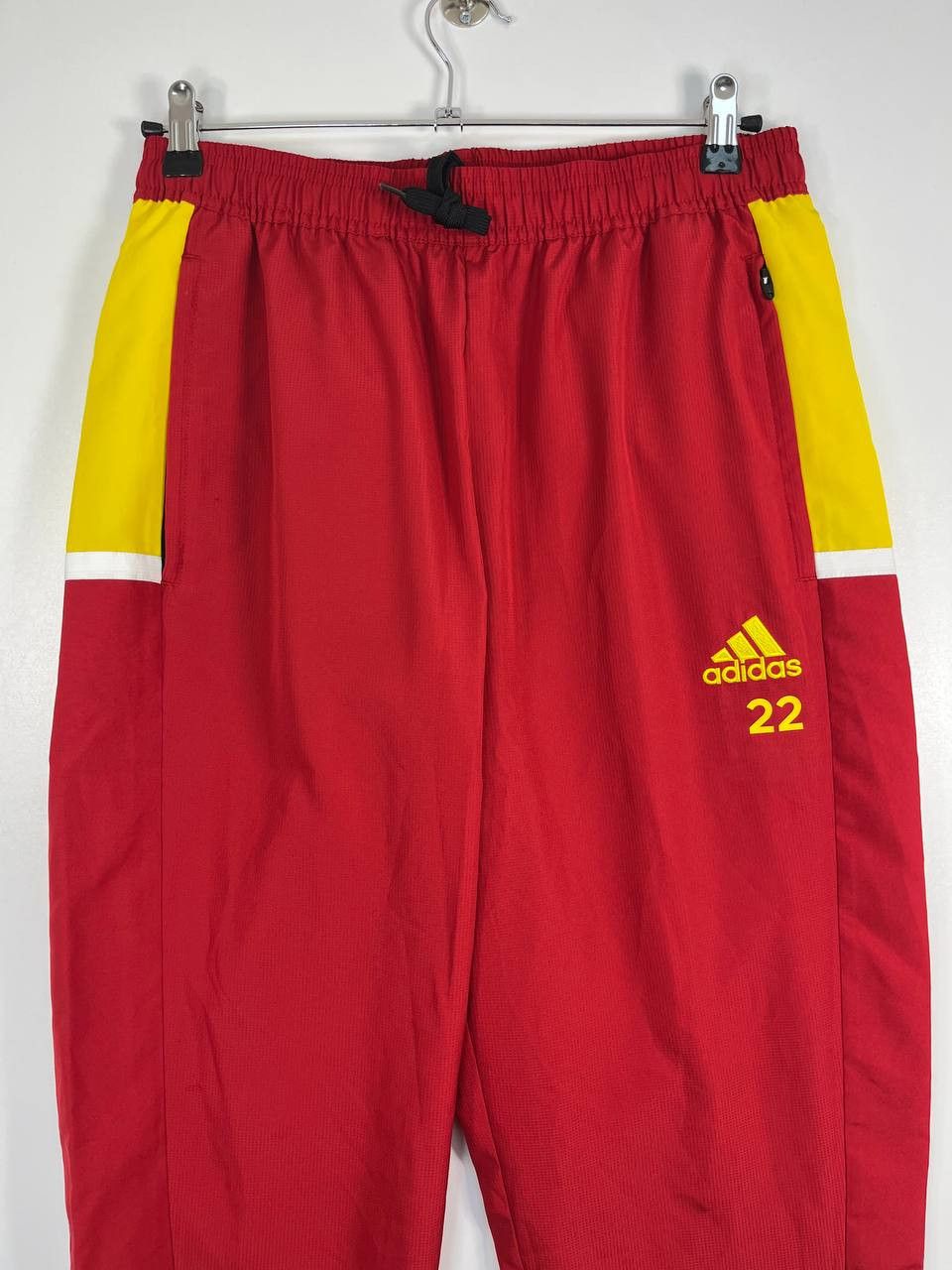 Adidas Adidas Track Pants Red Lightweight Training Pants Size M Size US 40 / EU 56 - 2 Thumbnail