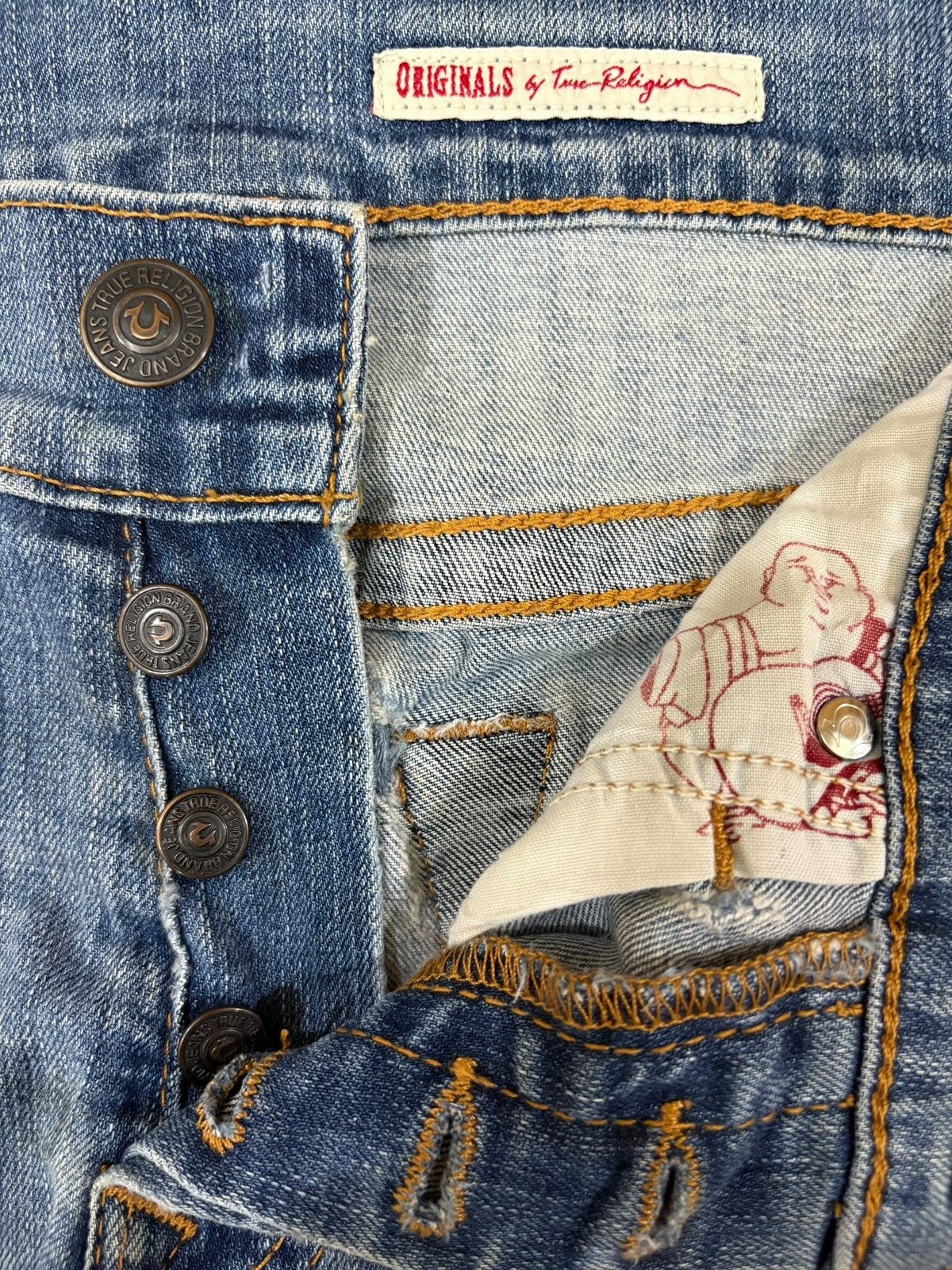 True Religion Vintage USA True Religion Rocco Distressed Jeans Size US 30 / EU 46 - 8 Thumbnail