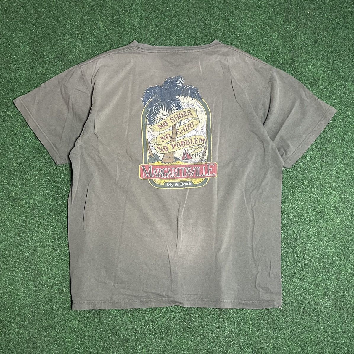Vintage Vintage Jimmy Buffet Margaritaville Graphic T-Shirt Size US L / EU 52-54 / 3 - 3 Thumbnail