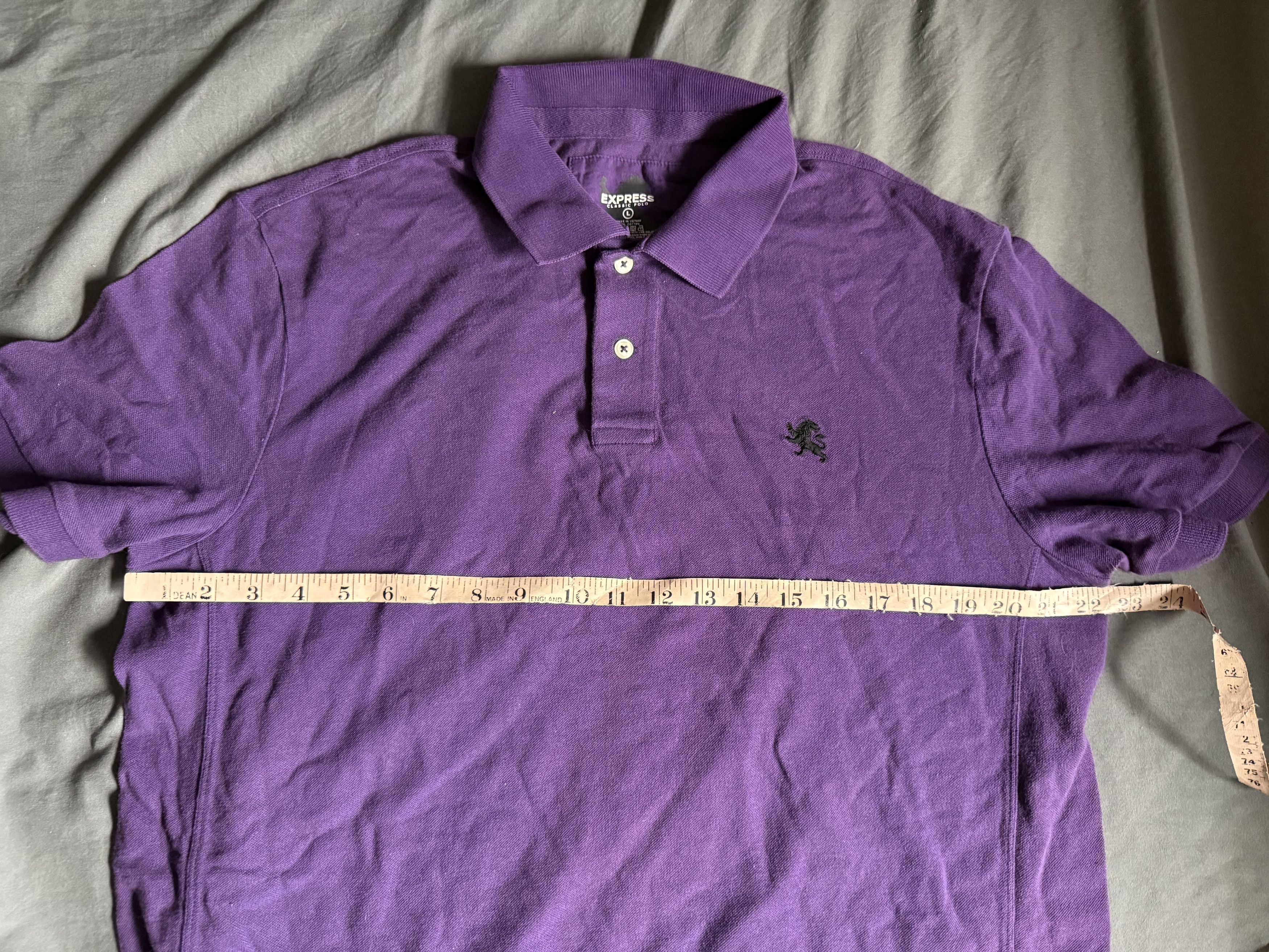 Express Express Polo Shirt S/S purple LARGE $69.50 Size US L / EU 52-54 / 3 - 4 Thumbnail