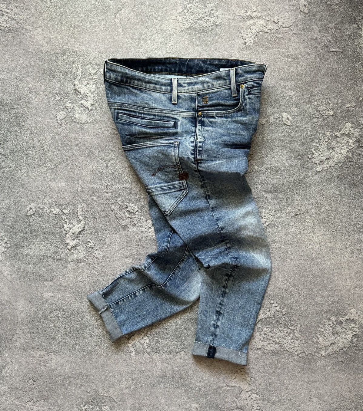 G-Star × Vintage G star raw 31/34 DSTAQ 3D super slim denim jean trouser pant Size US 31 - 15 Thumbnail