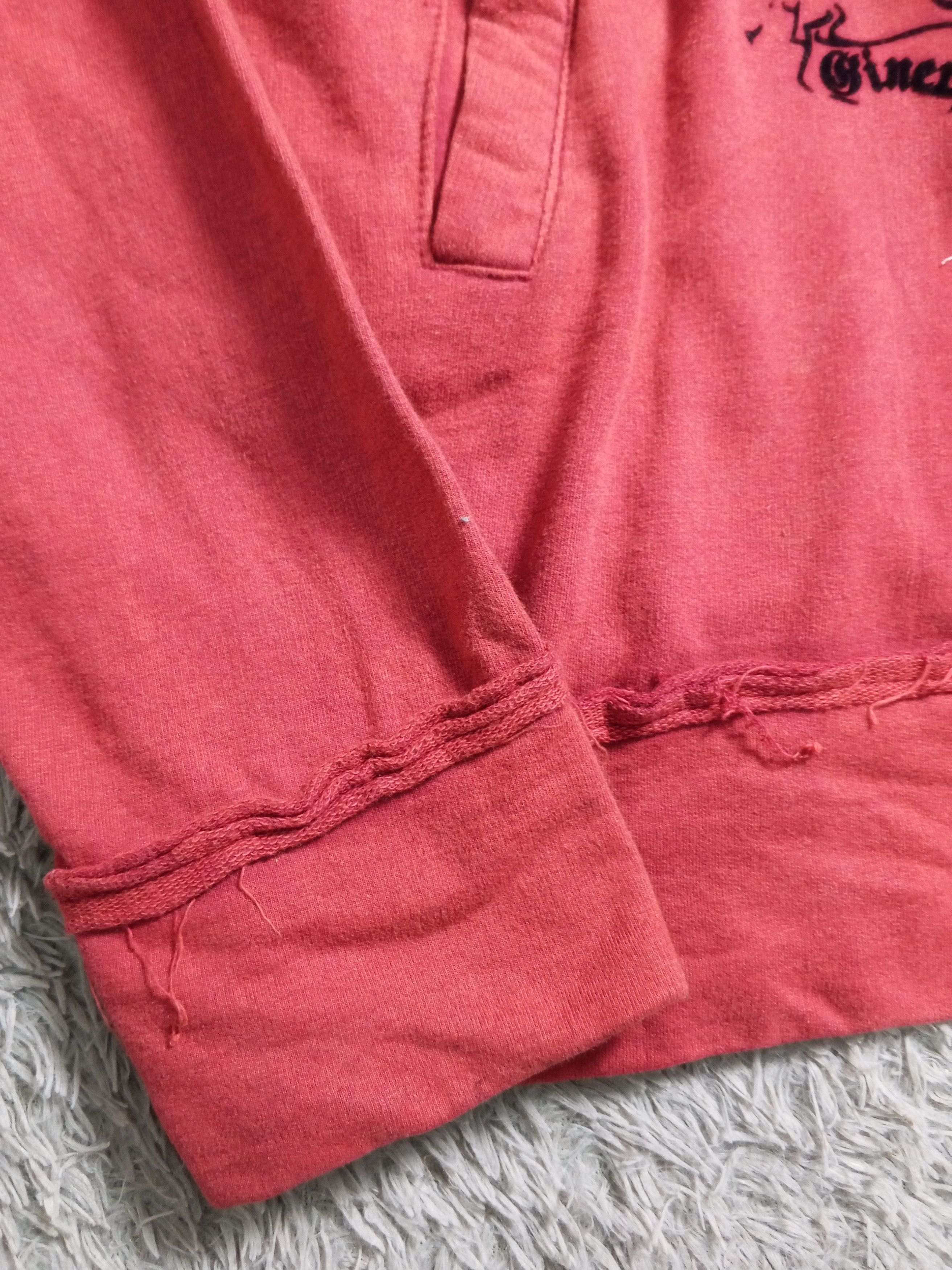 Japanese Brand Distressed Hoodie ASK Y2k Style Japan Size US M / EU 48-50 / 2 - 7 Thumbnail