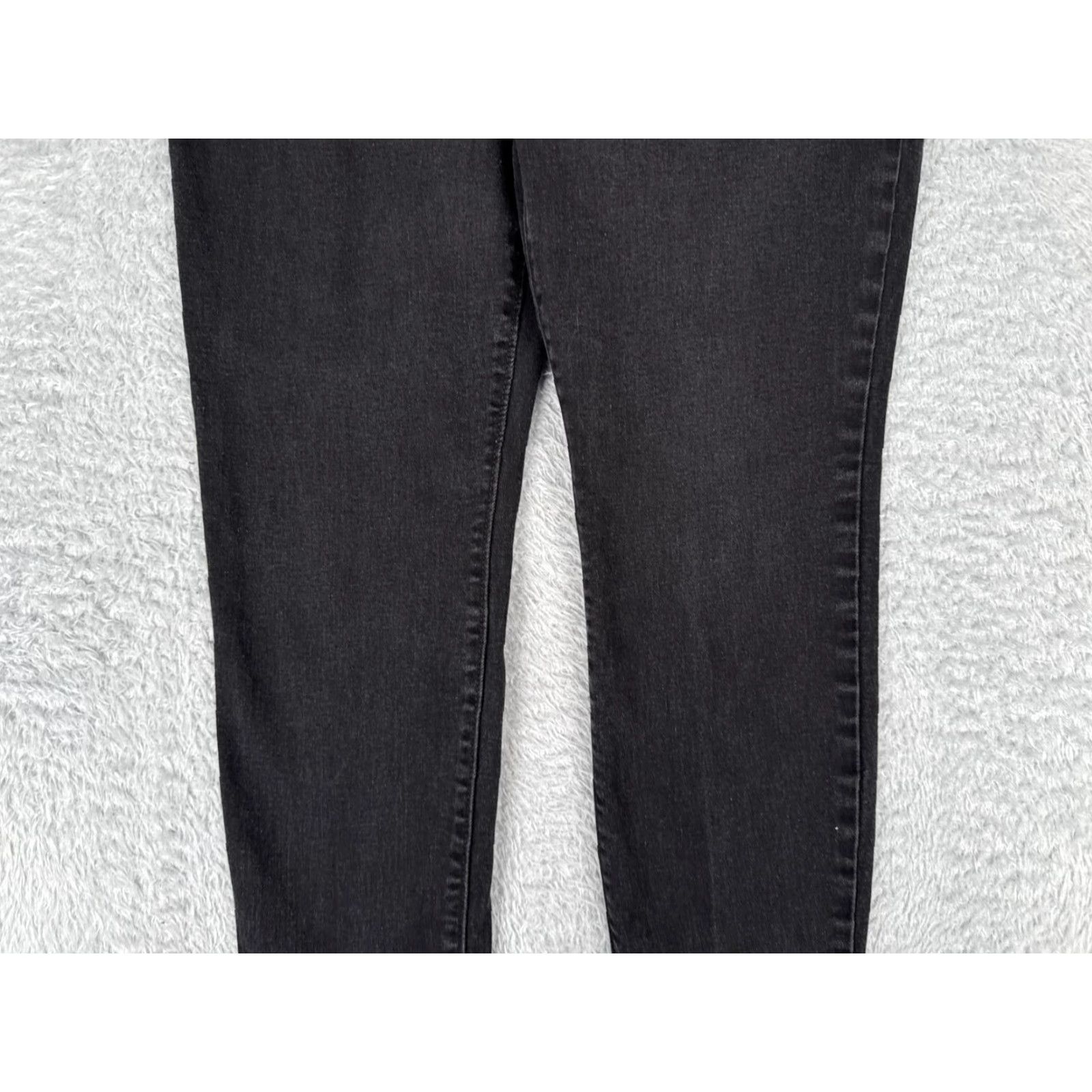 Old Navy VINTAGE Old Navy Pants Womens 8 Black Denim Jeans Rockstar Super Skinny Mid Rise 31x26 Size 30" / US 8 / IT 44 - 3 Thumbnail