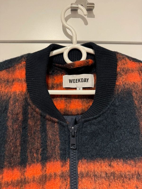 Weekday Weekday Marlo Bomber Jacket M interesting wool bomber jacket Size M / US 6-8 / IT 42-44 - 4 Thumbnail