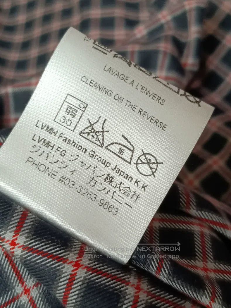 Givenchy Givenchy Size39 Men's Plaid Shirt Size US M / EU 48-50 / 2 - 9 Thumbnail