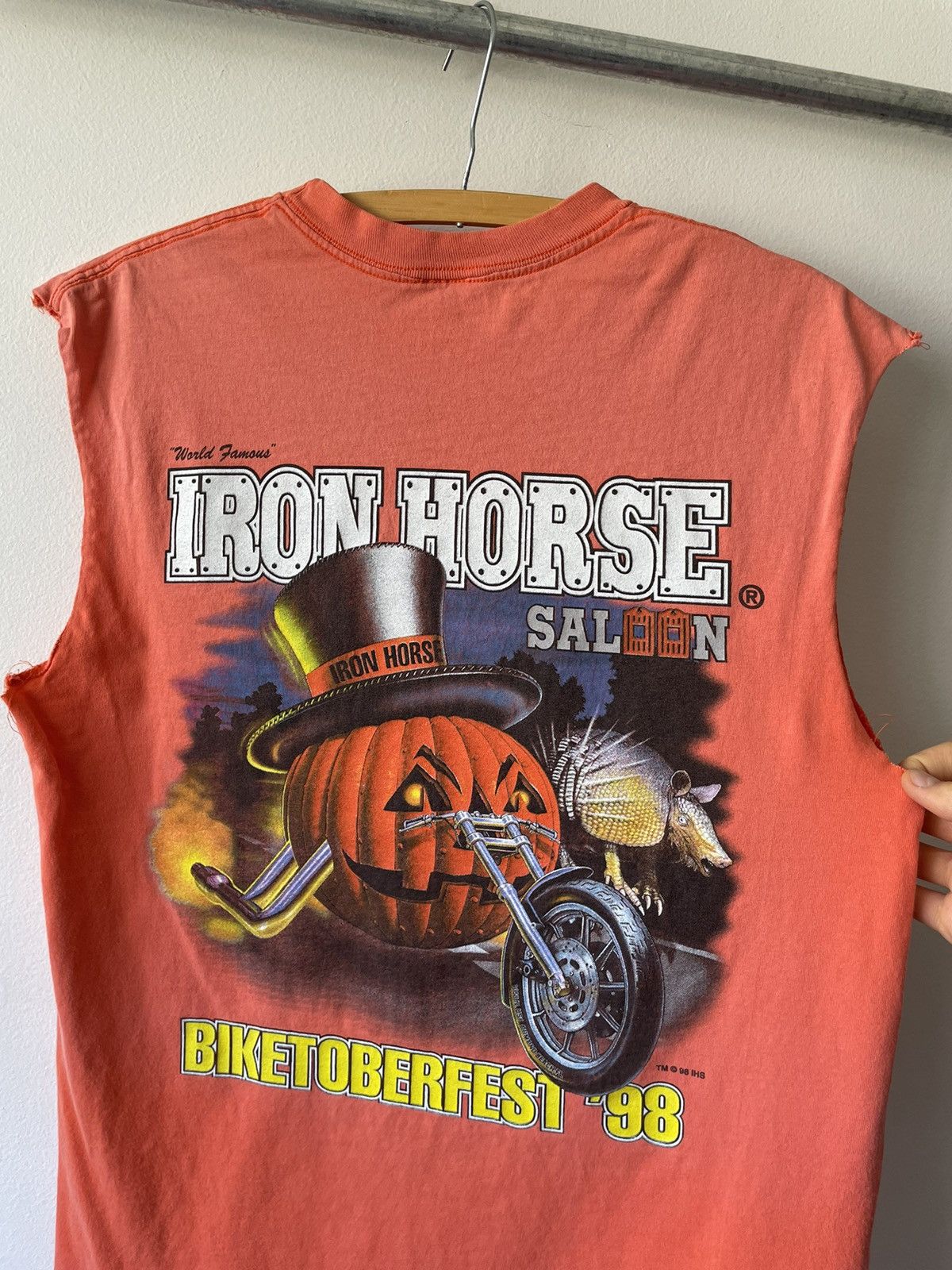 Vintage Vintage Sleeveless Iron Horse Saloon Biketoberfest tee Size US M / EU 48-50 / 2 - 5 Thumbnail