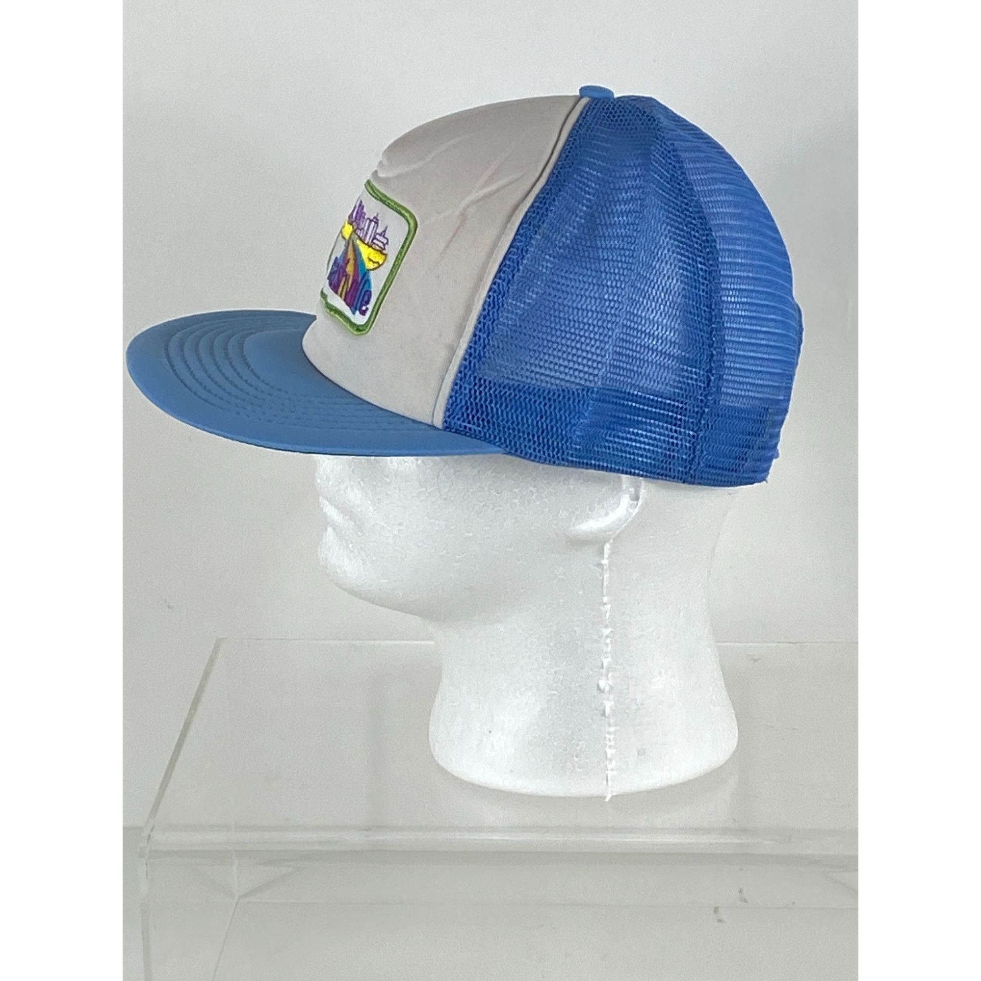 Other × Vintage Vintage Nashville Patched Trucker Mesh Snapback Hat Cap Blue Size ONE SIZE - 2 Thumbnail