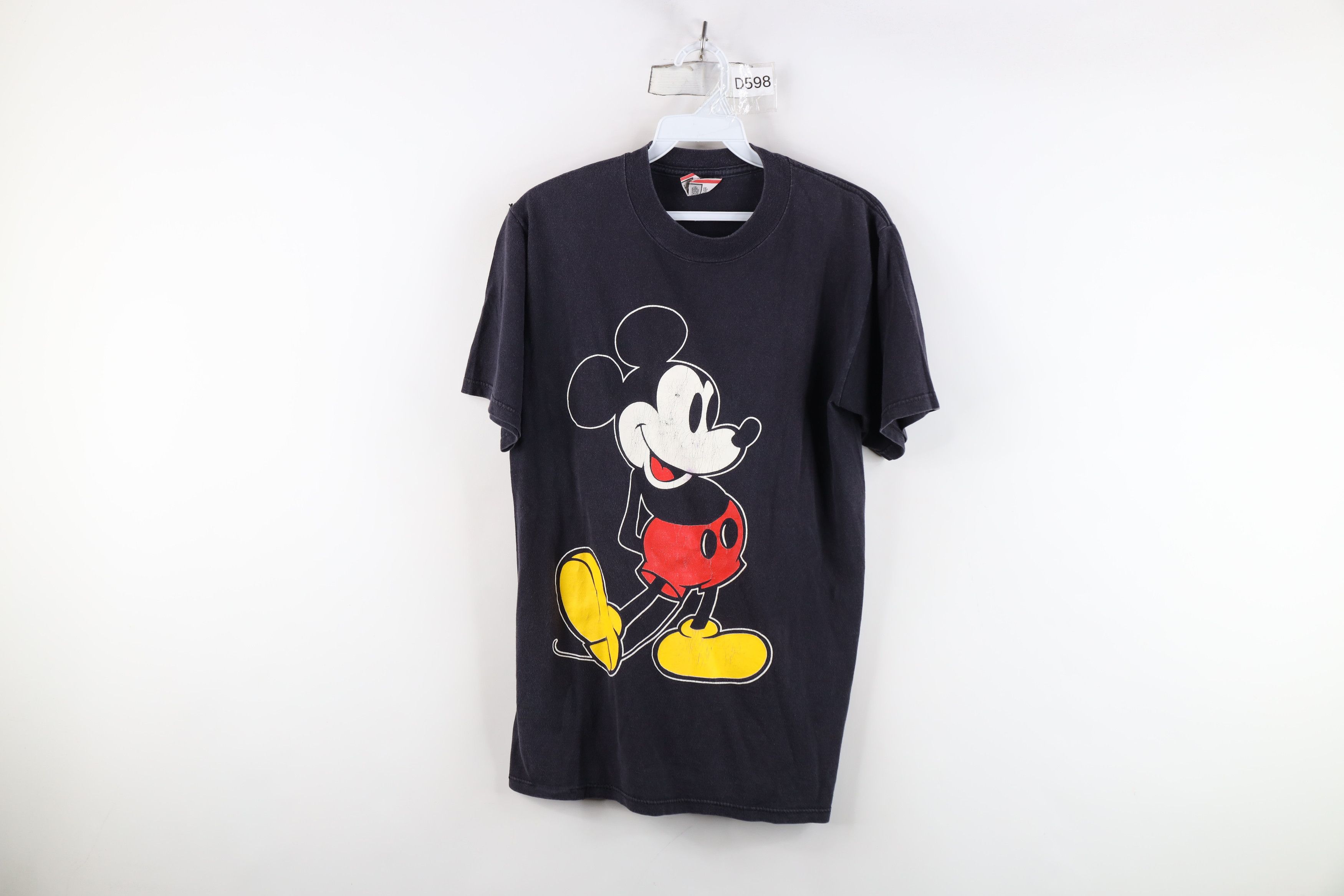 Disney × Vintage Vintage 80s 90s Disney Mickey Mouse Big Logo T-Shirt USA Size US S / EU 44-46 / 1 - 1 Thumbnail