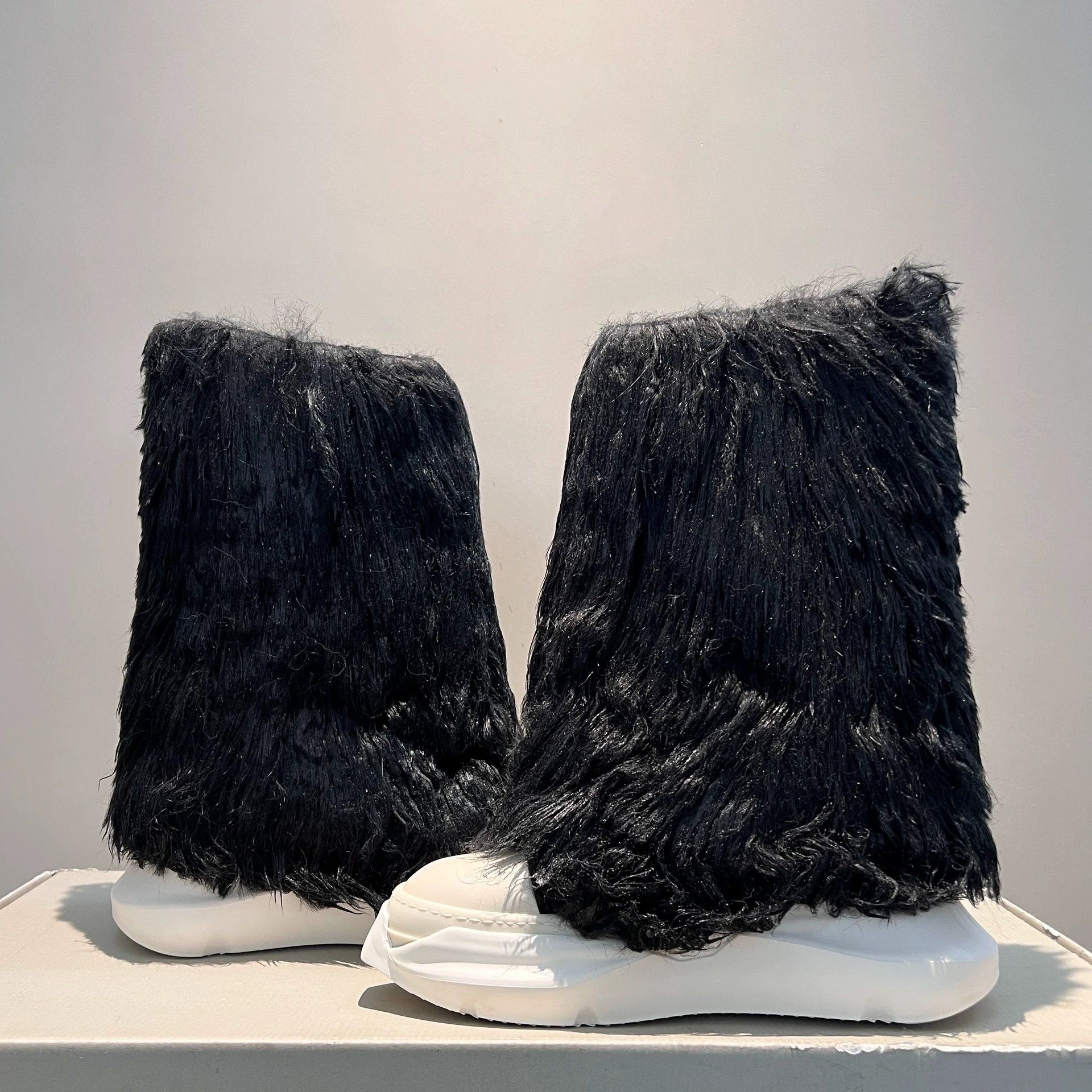 Rick Owens FW22 Abstract Elephant Leg Boots