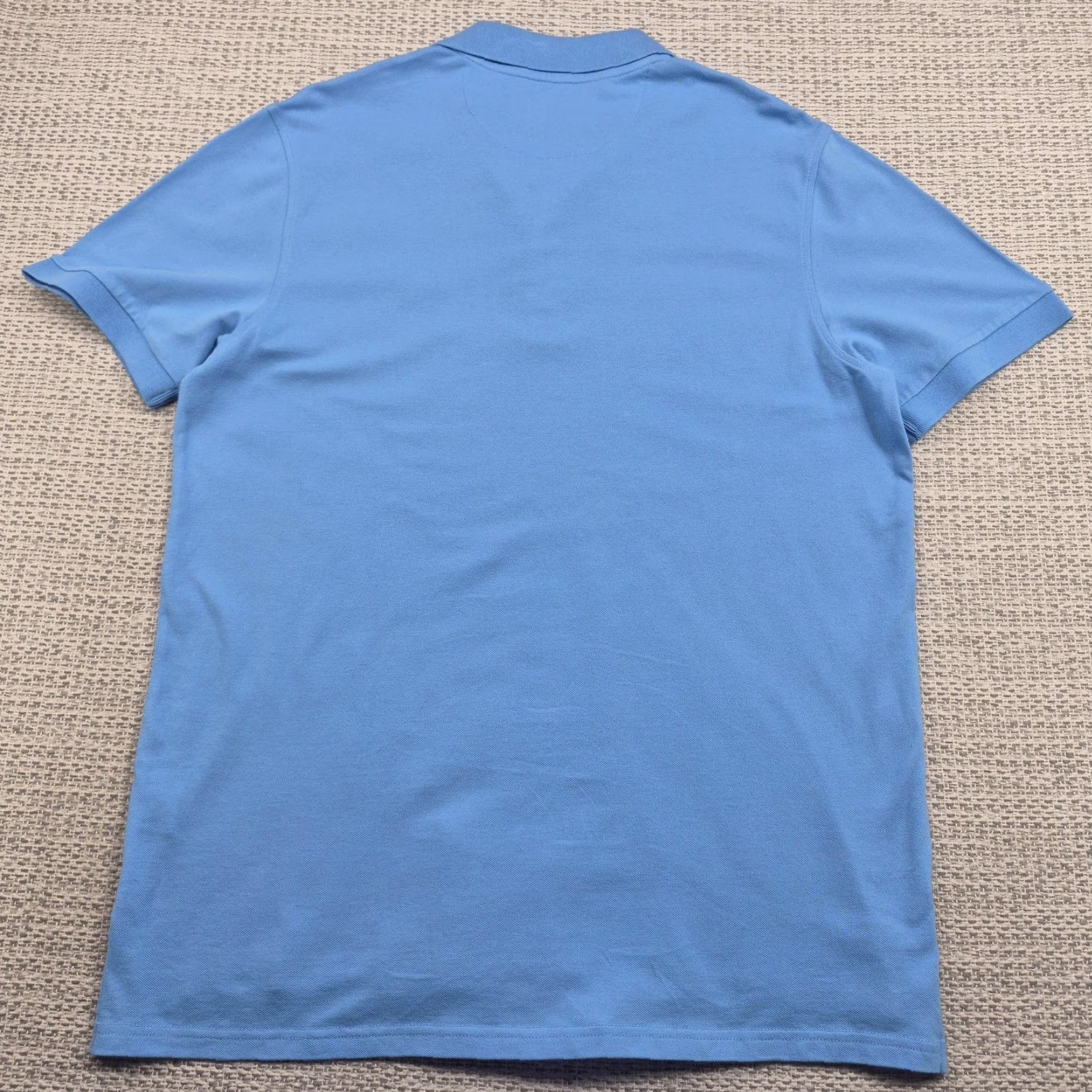 Tailorbyrd TailorByrd Collection Polo Shirt Mens Large Blue Solid Stretch Flamingo Logo Size US L / EU 52-54 / 3 - 7 Thumbnail