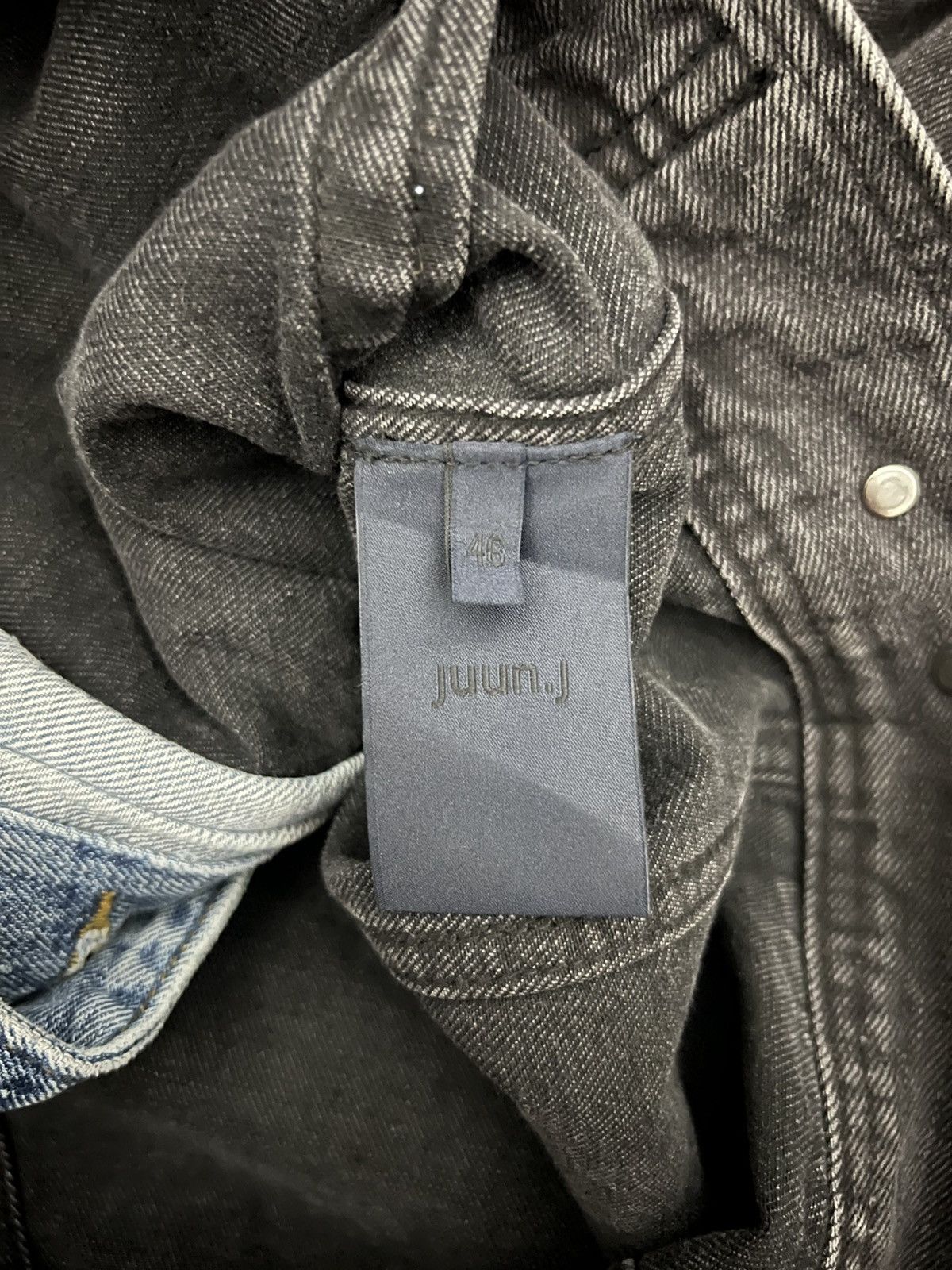 Juun.J Juun. J - S/S21 Layered Double Denim Trucker Jacket Size US S / EU 44-46 / 1 - 11 Thumbnail