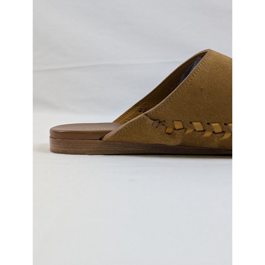 Celine o1rshd1 Suede Calfskin Mules in Dark Havana Size US 11 / EU 44 - 4 Thumbnail