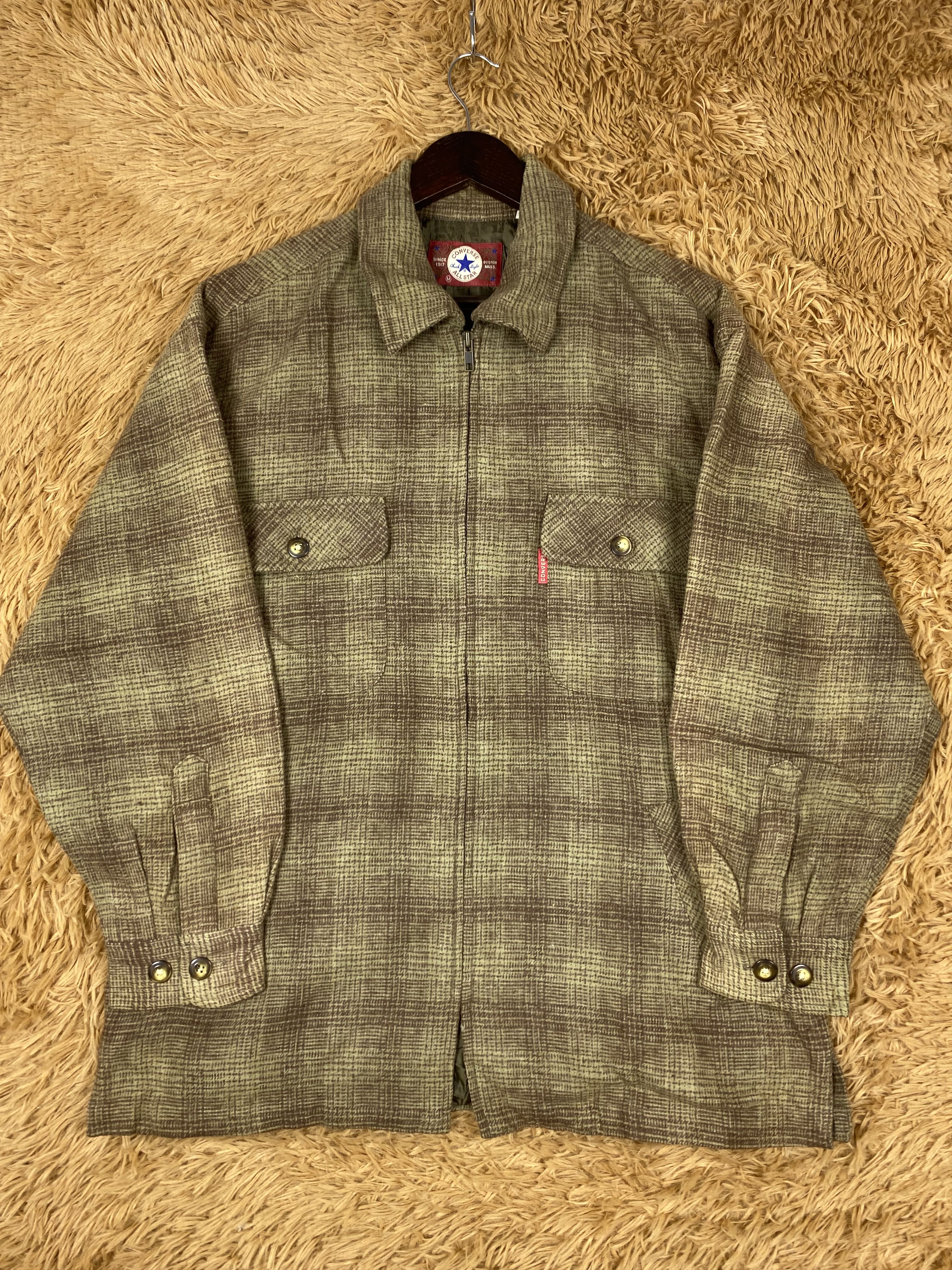 Converse Vintage Converse Checked Jacket DJ1024 Size US M / EU 48-50 / 2 - 4 Thumbnail