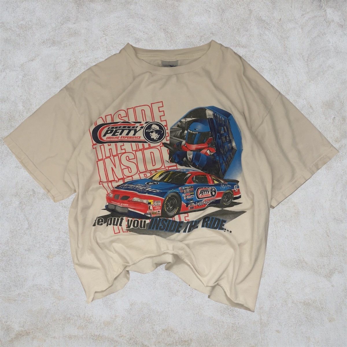 NASCAR × Vintage Vintage NASCAR T-Shirt Size US XL / EU 56 / 4 - 1 Thumbnail