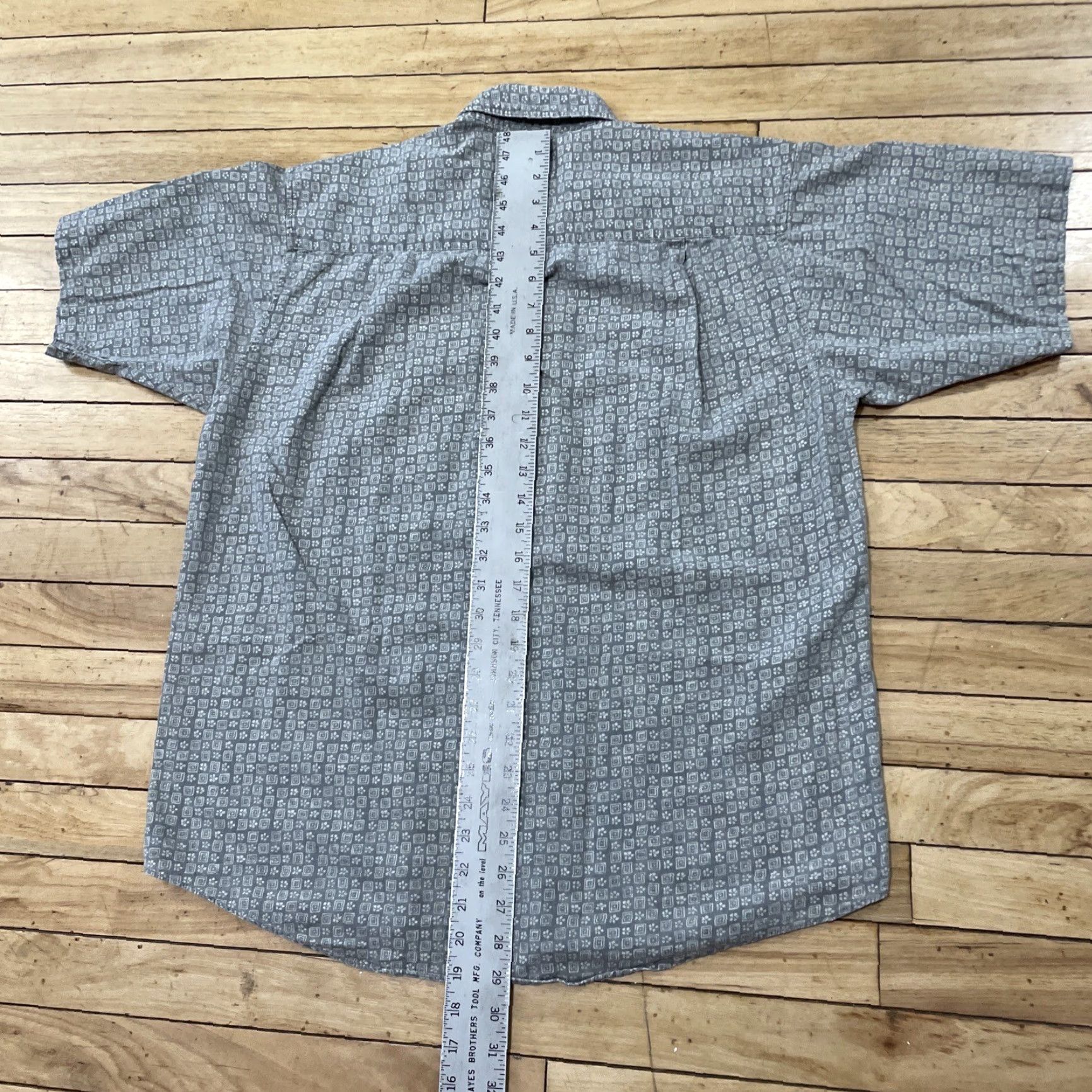 Cherokee VINTAGE Cherokee Button-Up Shirt Men M Gray Western Geometric Floral Retro Grandpa Shirt Size US M / EU 48-50 / 2 - 7 Thumbnail