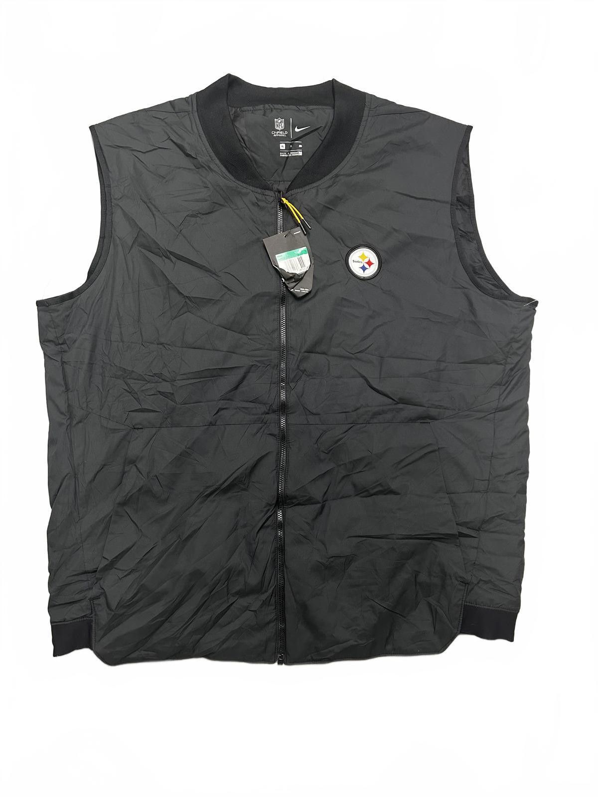 Nike Nike Pittsburgh Steelers Black Vest with Tags Size US XL / EU 56 / 4 - 1 Thumbnail