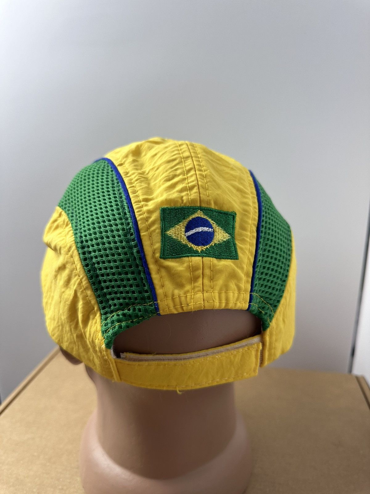 Vintage Vintage Brazil soccer cap Brasil yellow logo Size ONE SIZE - 2 Thumbnail