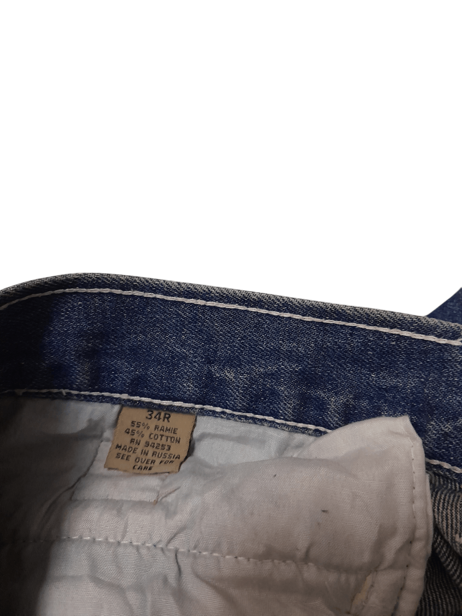Designer Claudio Nucci Baggy Denim (F383) Waist 34 Size US 34 / EU 50 - 4 Thumbnail