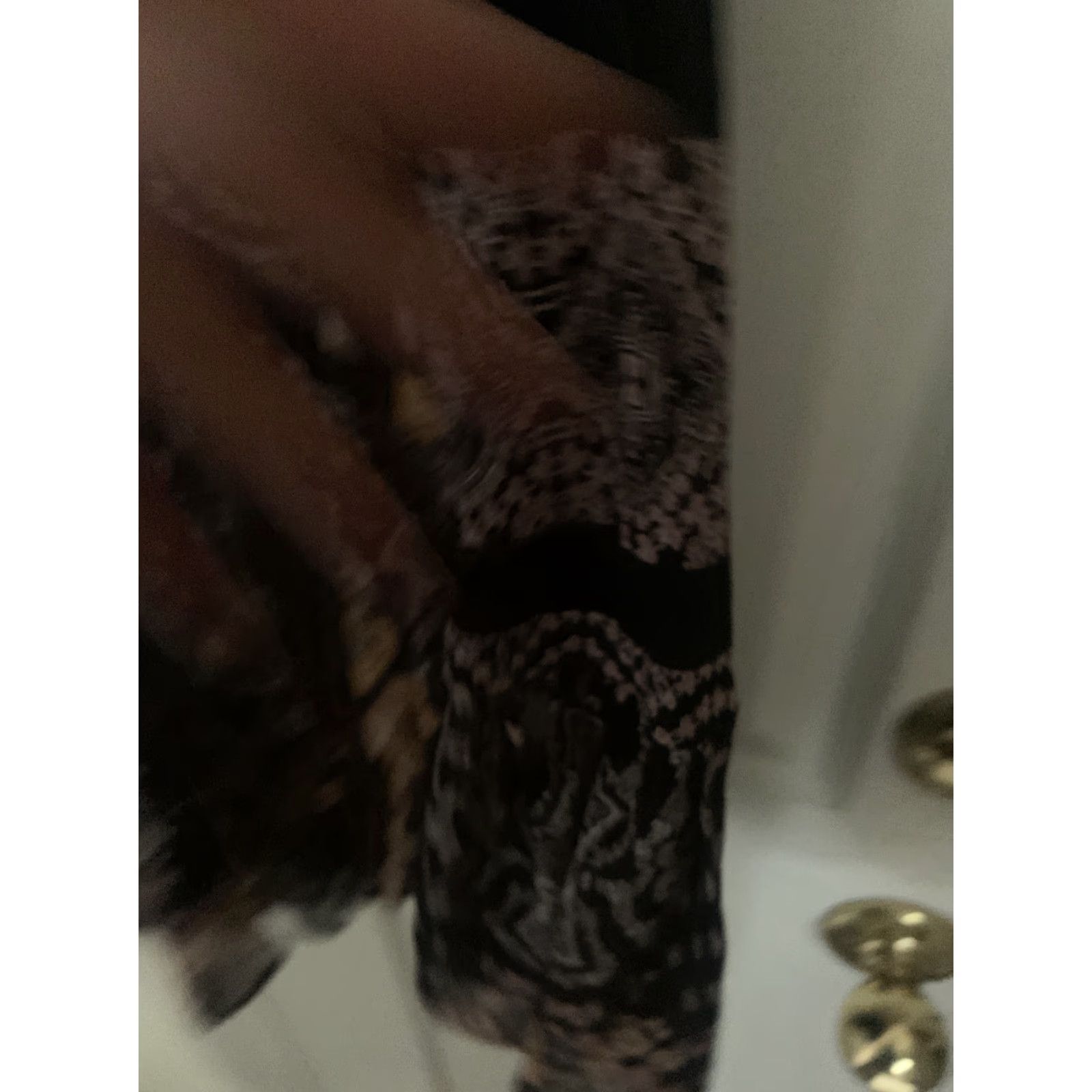 Free People Free People Women Black Combo Boho Chiffon Mini Dress XS Size XS / US 0-2 / IT 36-38 - 3 Thumbnail