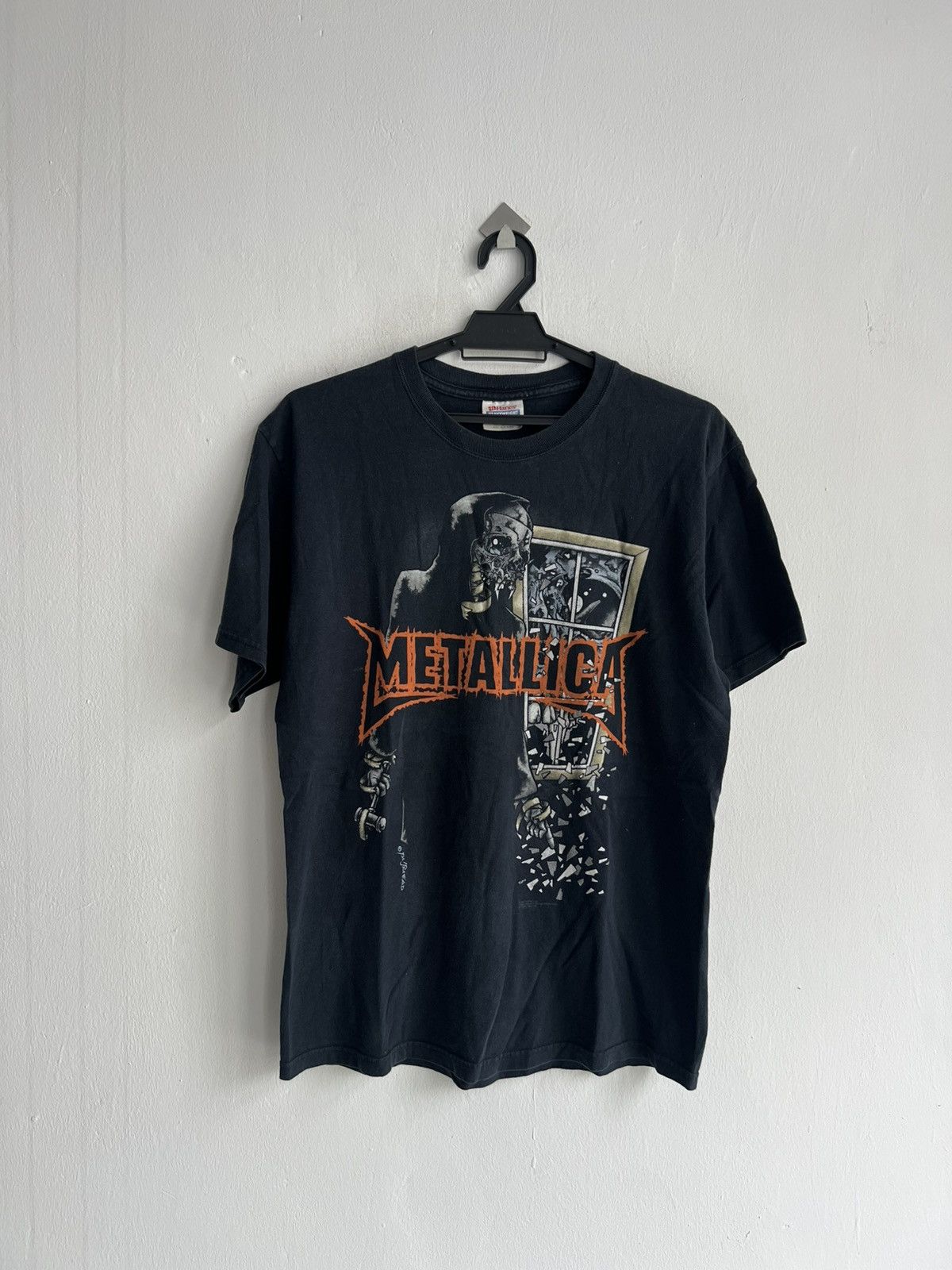 Metallica Vintage Metallica PUSHEAD 80s Artwork Black Large Tees Shirt Size US M / EU 48-50 / 2 - 1 Thumbnail