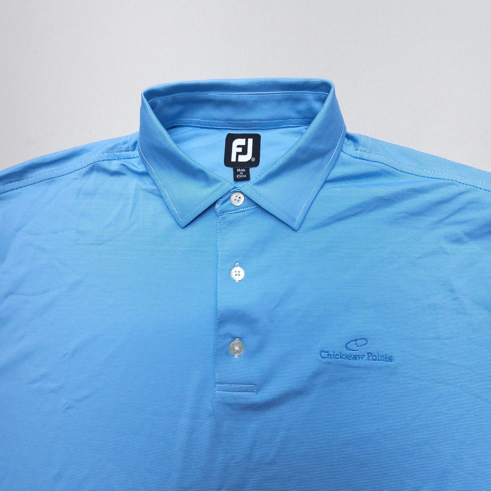 Footjoy FootJoy Polo Shirt Mens XL Blue Performance Stretch Golf Polo FootJoy Size US XL / EU 56 / 4 - 3 Thumbnail