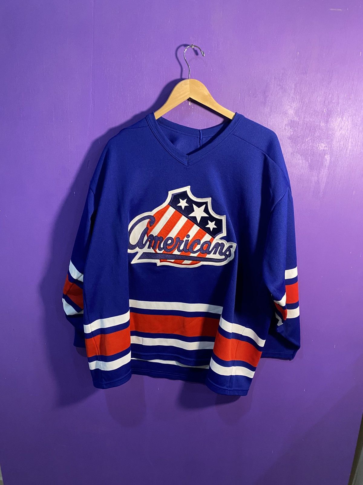 Other Vintage 80s Americans olympic hockey jersey Size US XL / EU 56 / 4 - 1 Thumbnail