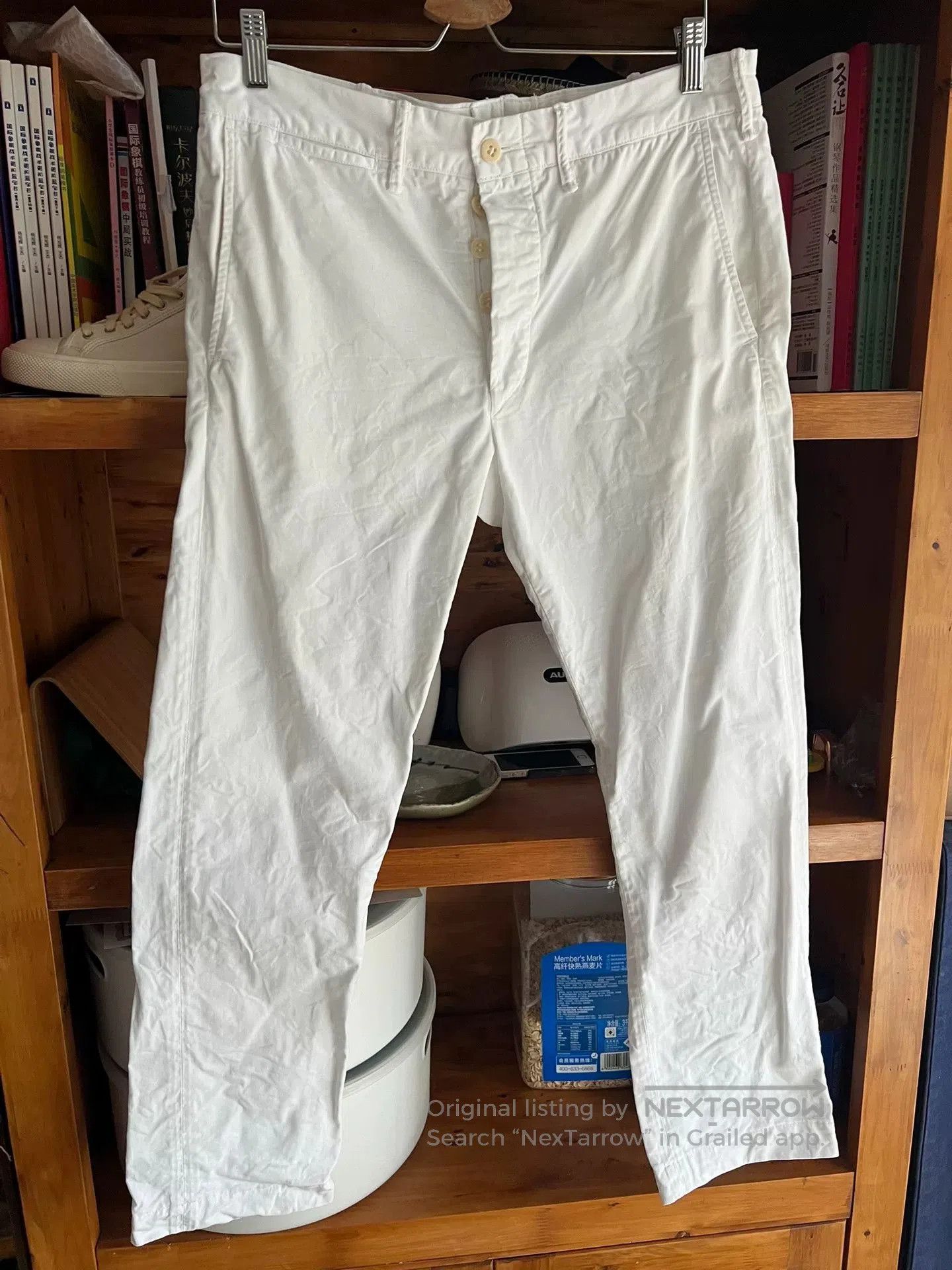RRL Ralph Lauren RRL Double RL White Officer Pants. Size US 32 / EU 48 - 2 Thumbnail