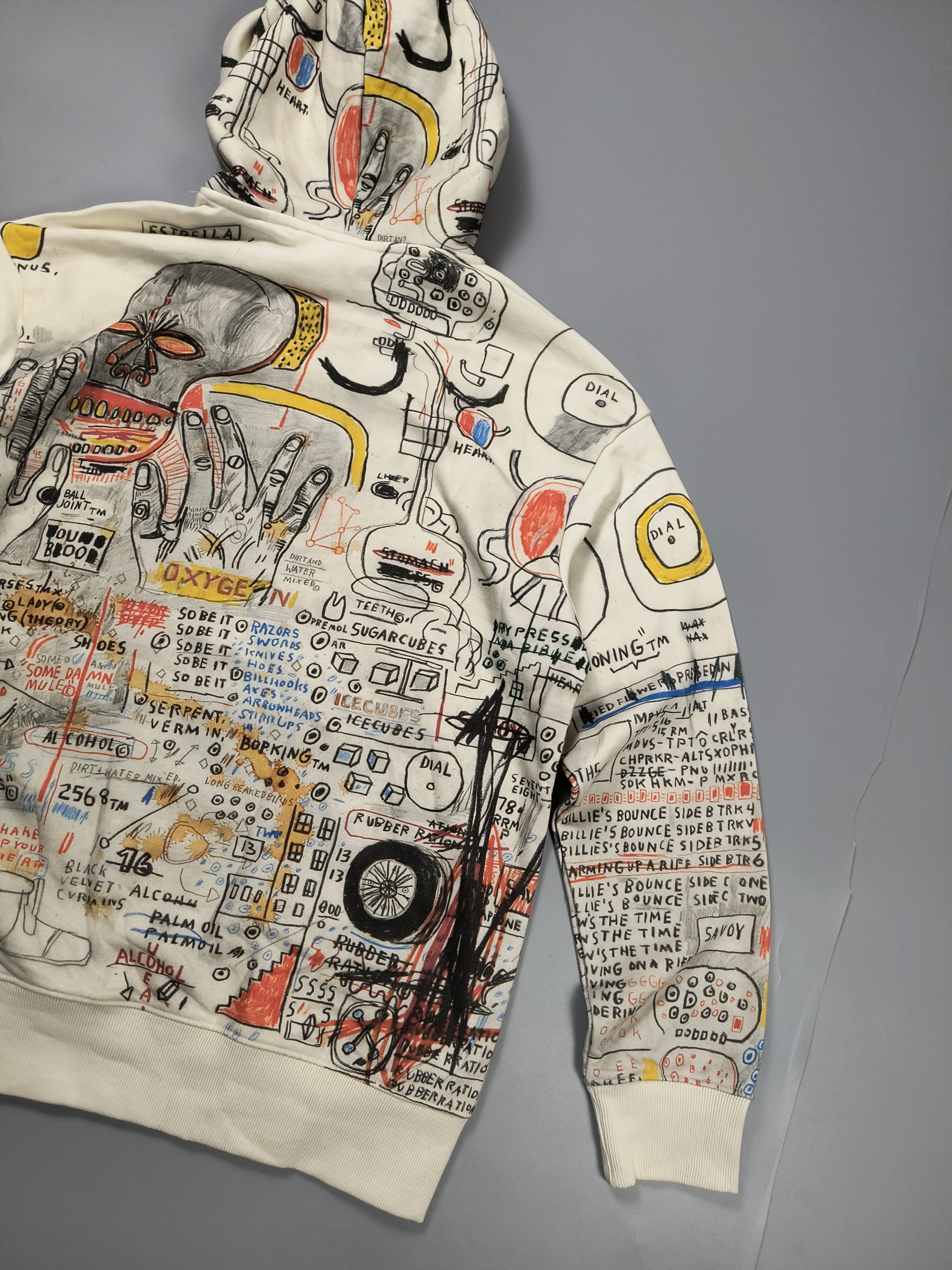 H&M × Jean-Michel Basquiat × Who Decides War H&M x Jean Michel Basquiat Who Decides War hoodie sweatshirt Size US M / EU 48-50 / 2 - 7 Thumbnail