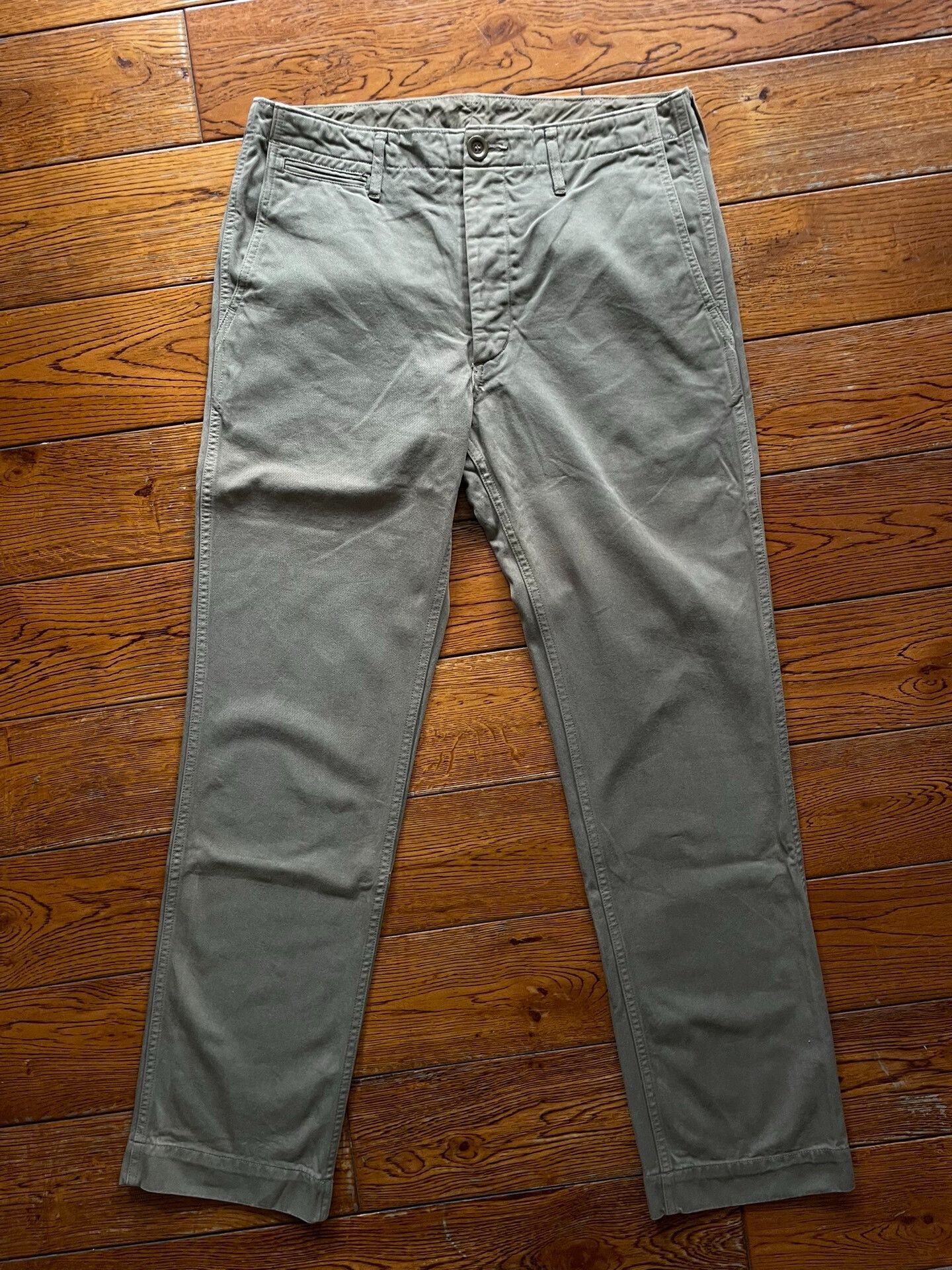 Visvim visvim giza cotton chino pants Size US 26 / EU 42 - 1 Thumbnail