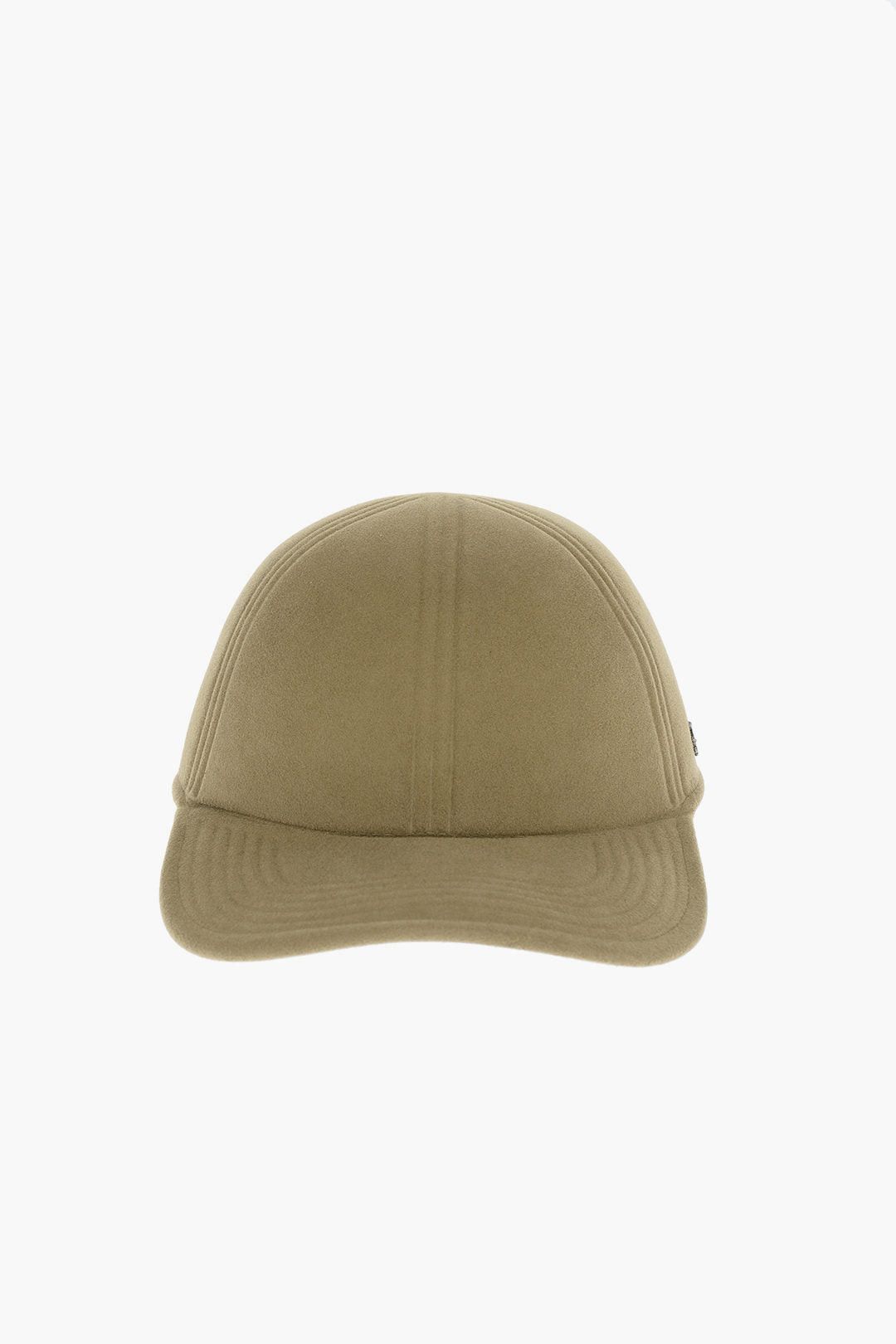 Ermenegildo Zegna Wool Baseball Cap with Leather Lining Size ONE SIZE - 1 Thumbnail