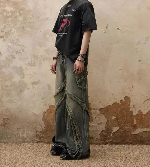 Japanese Brand × Vintage Retro Soul Heavy Fringe Raw Edge Jeans Size US 30 / EU 46 - 3 Thumbnail