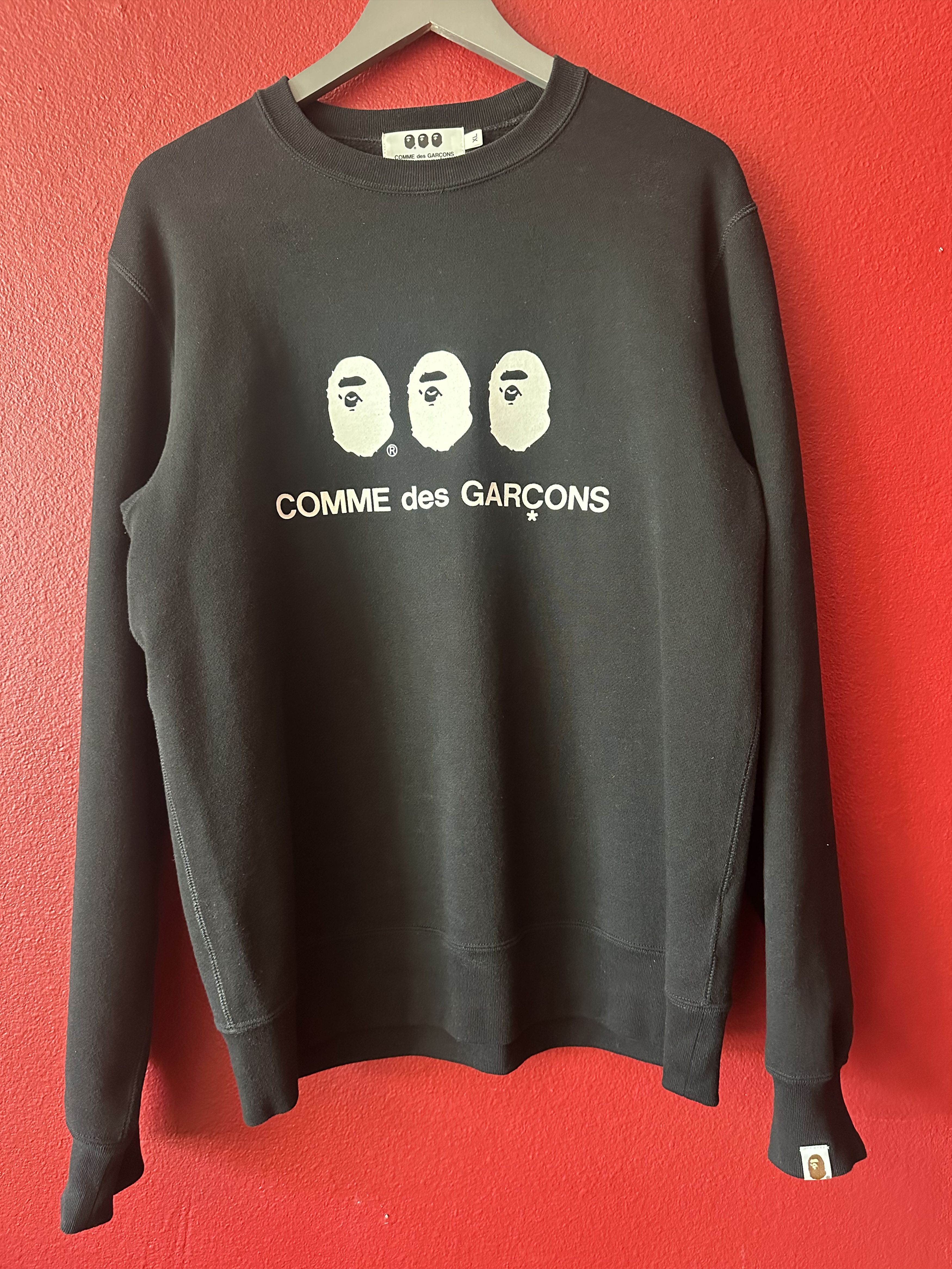 COMME des GARÇONS ×BAPE 長袖カットソー　XL 2024 A/W A BATHING APE®×COMME des GARÇONS | bape.com